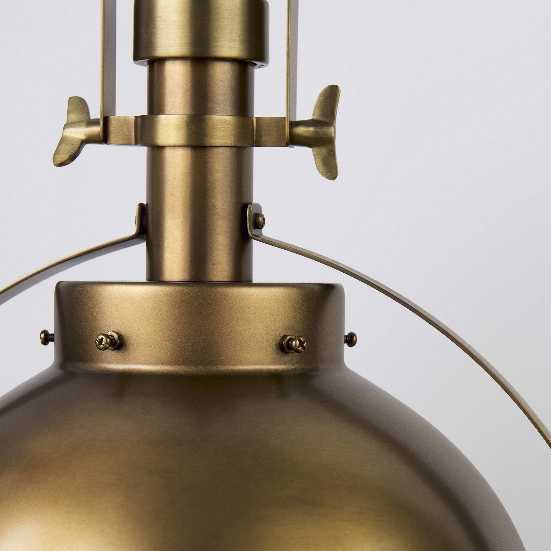 Gold Metal Sphere Pendant Hanging Light - Image 8