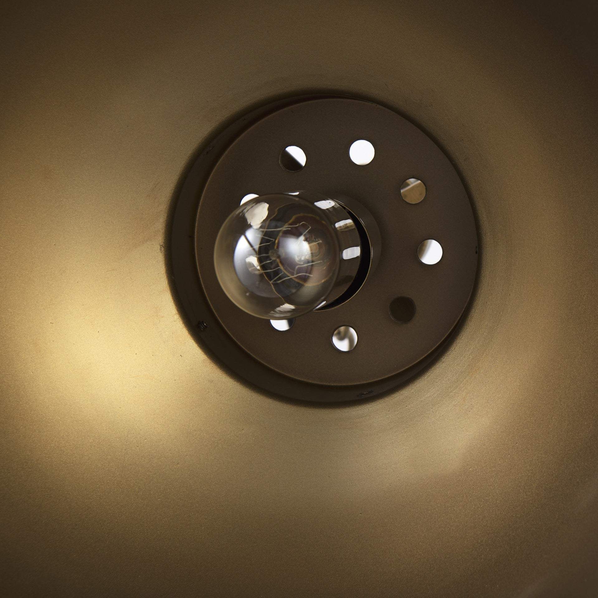 Gold Metal Sphere Pendant Hanging Light - Image 9
