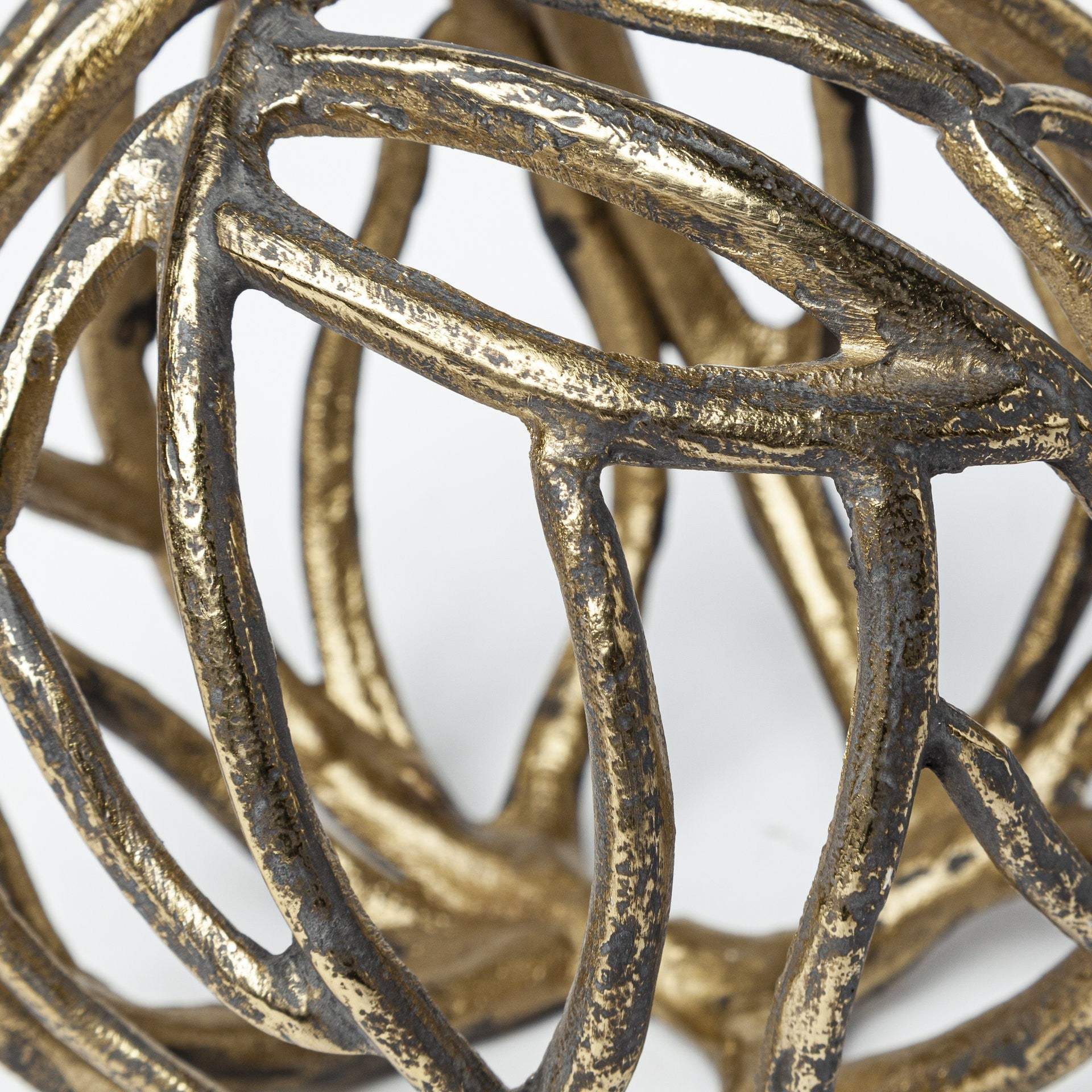 Gold Metal Tree Branch Sculpture - Image 4
