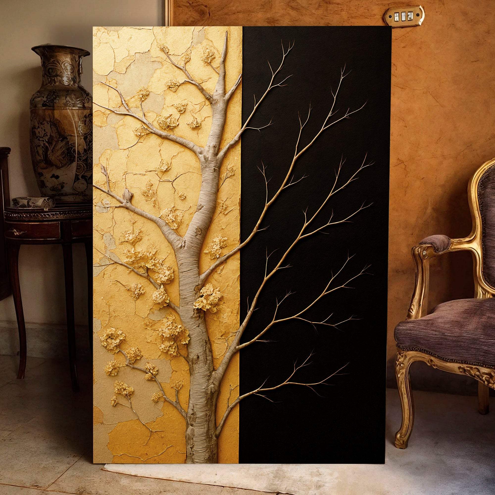 Golden Eclipse Wall Art