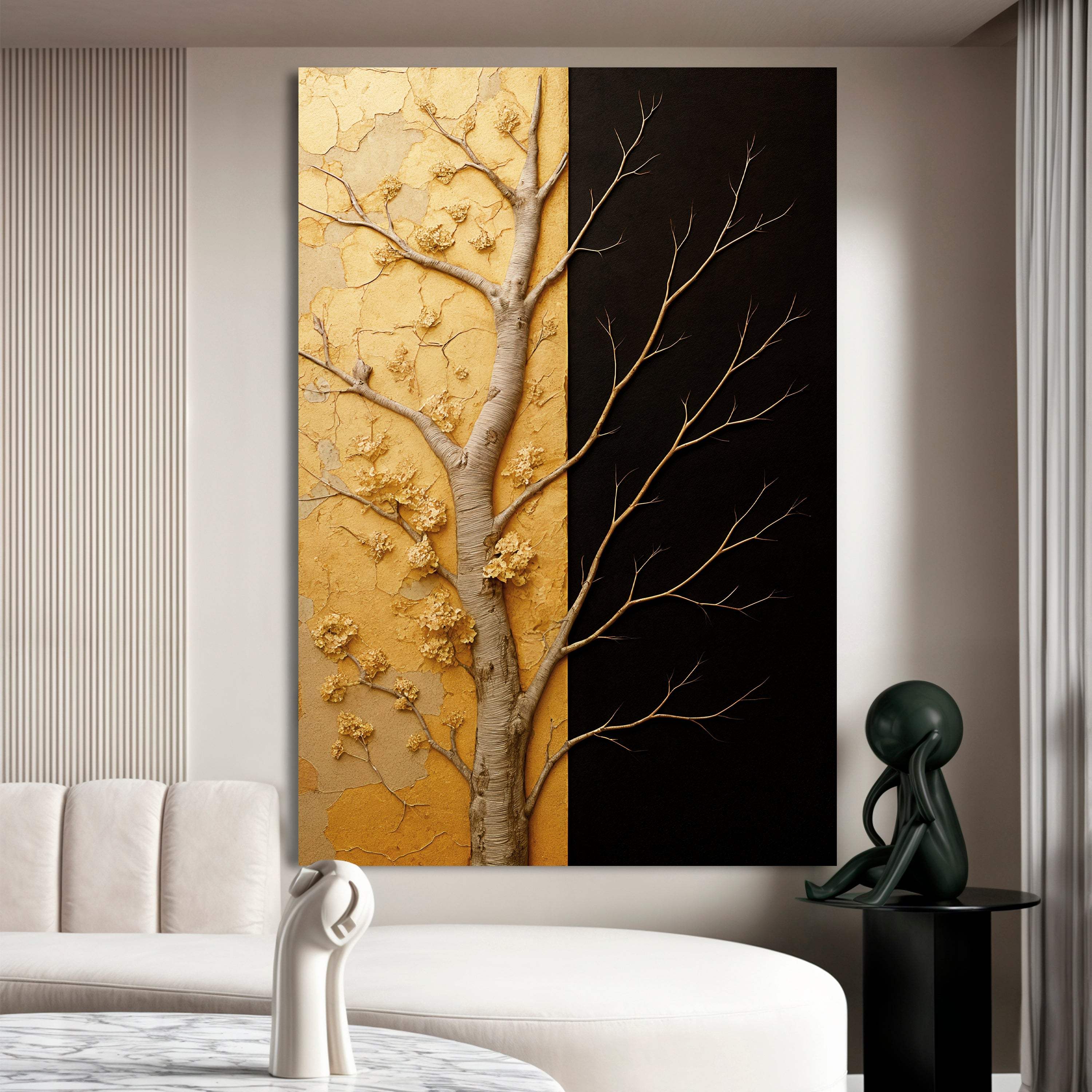 Golden Eclipse Wall Art - Image 3