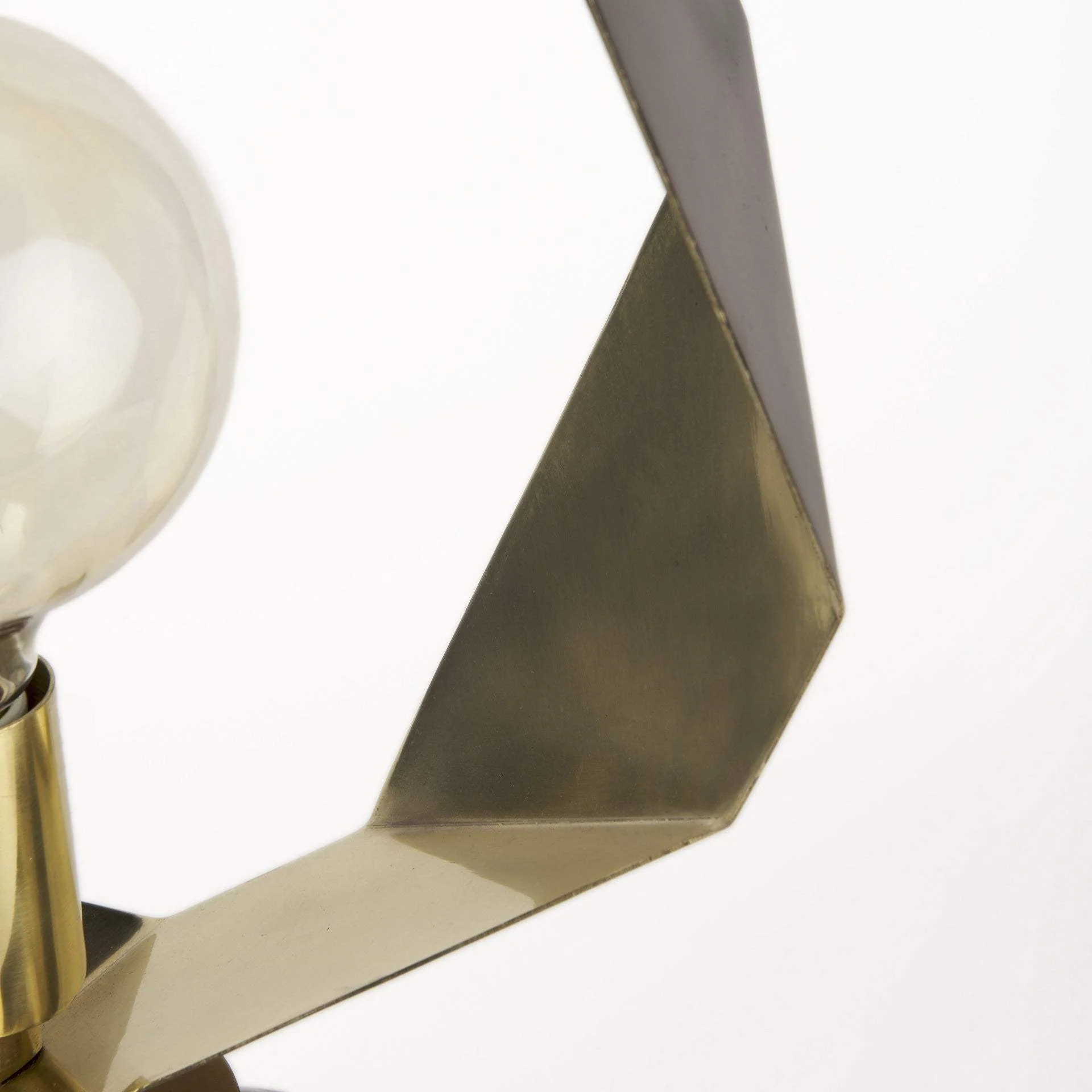 Golden Geometric Halo Table Or Desk Lamp - Image 7