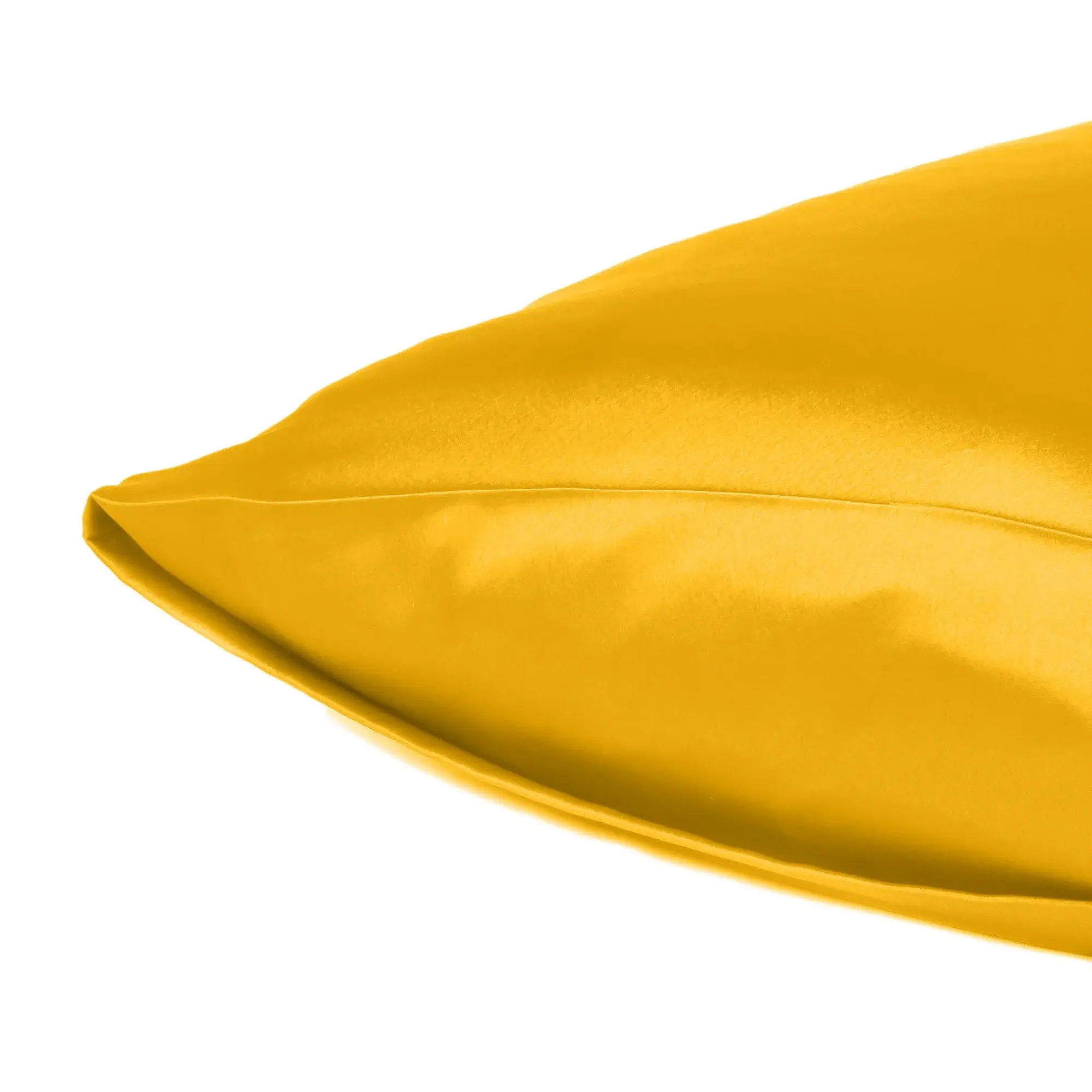 Goldenrod Dreamy Set Of 2 Silky Satin Queen Pillowcases - Image 5