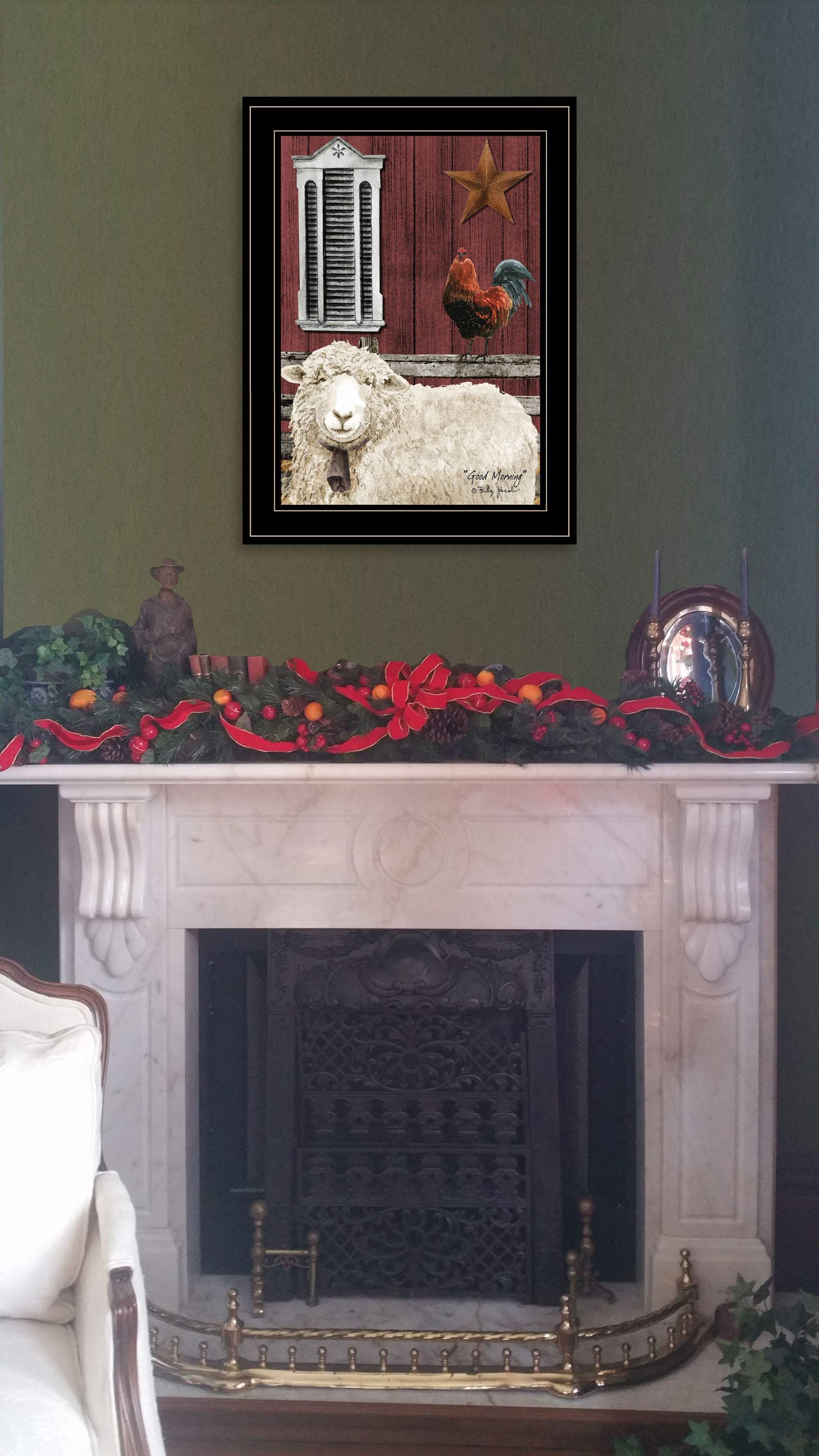 Good Morning 2 Black Framed Print Wall Art - Image 5