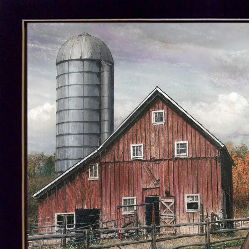 Good Morning Vermont 1 Black Framed Print Wall Art - Image 4