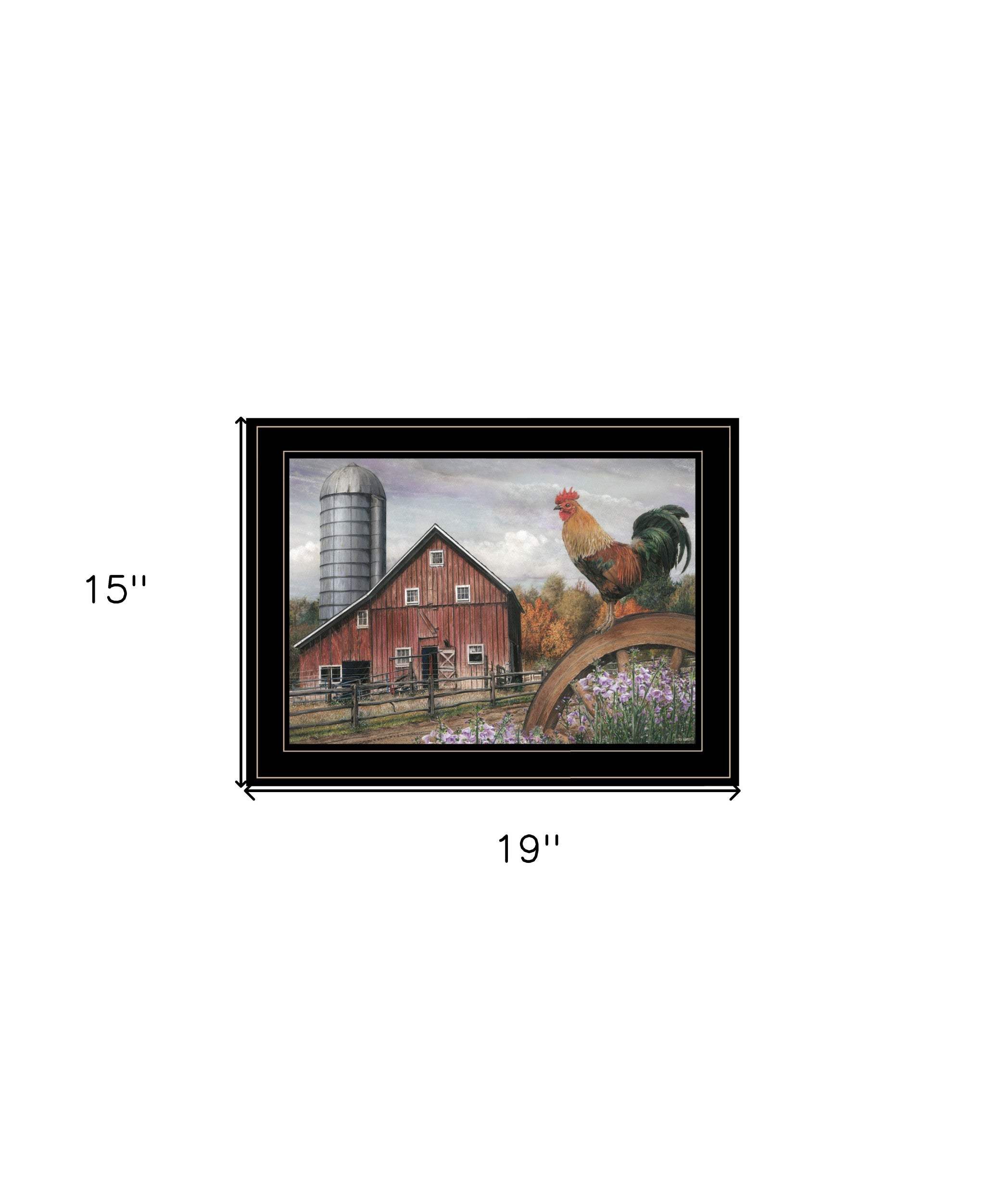 Good Morning Vermont 3 Black Framed Print Wall Art - Image 6
