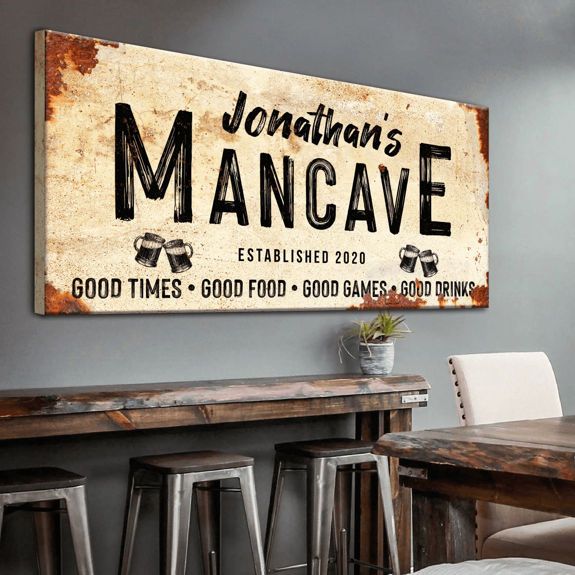 Good Times Man Cave Sign - LP1 - Image 2