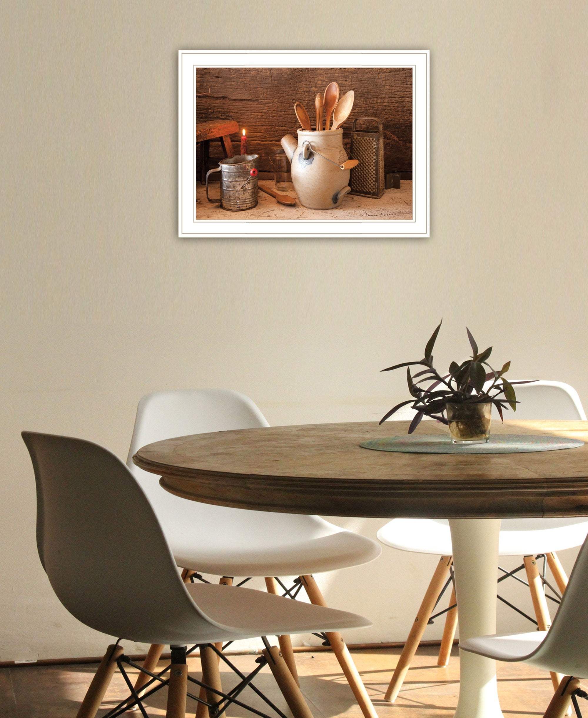 Grandmas Kitchen Tools 2 White Framed Print Kitchen Wall Art - Image 5