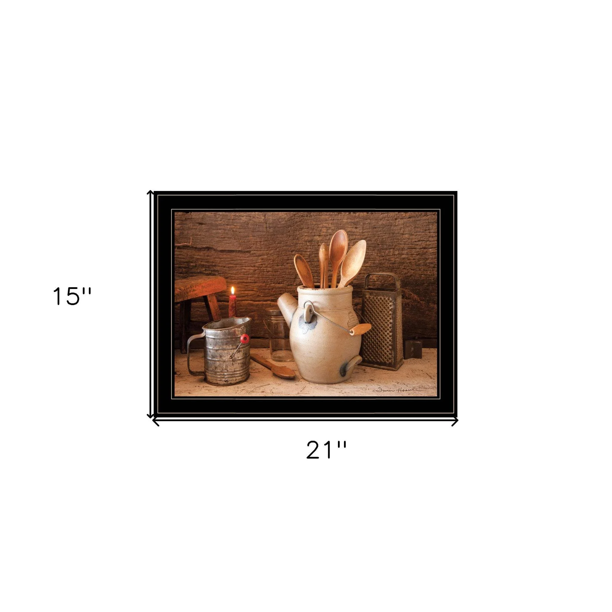 Grandmas Kitchen Tools 3 Black Framed Print Kitchen Wall Art - Image 6