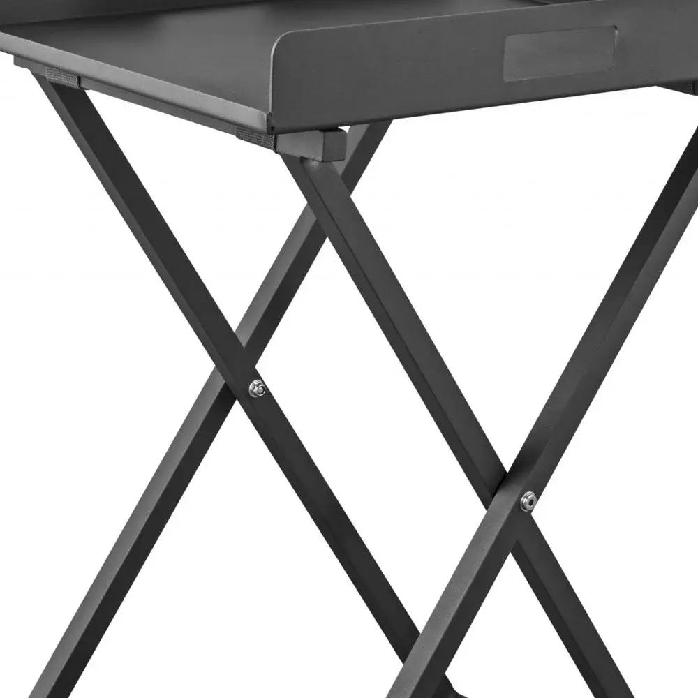 Gray Aluminum Indoor Outdoor Tray Table - Image 4
