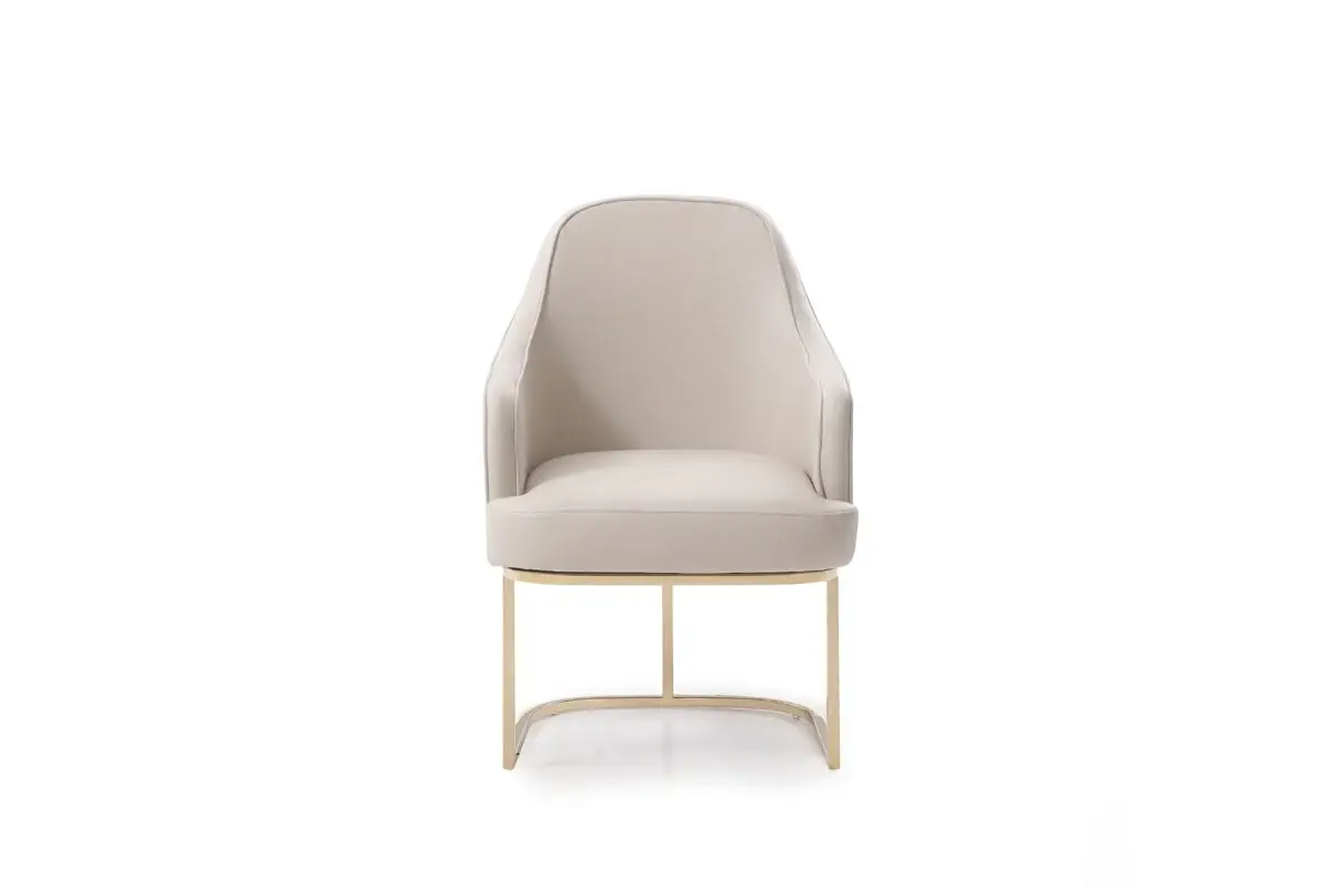 Gray Gold Modern Dining Chair - Image 5