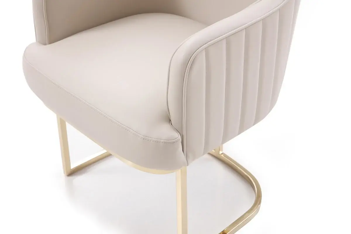 Gray Gold Modern Dining Chair - Image 6