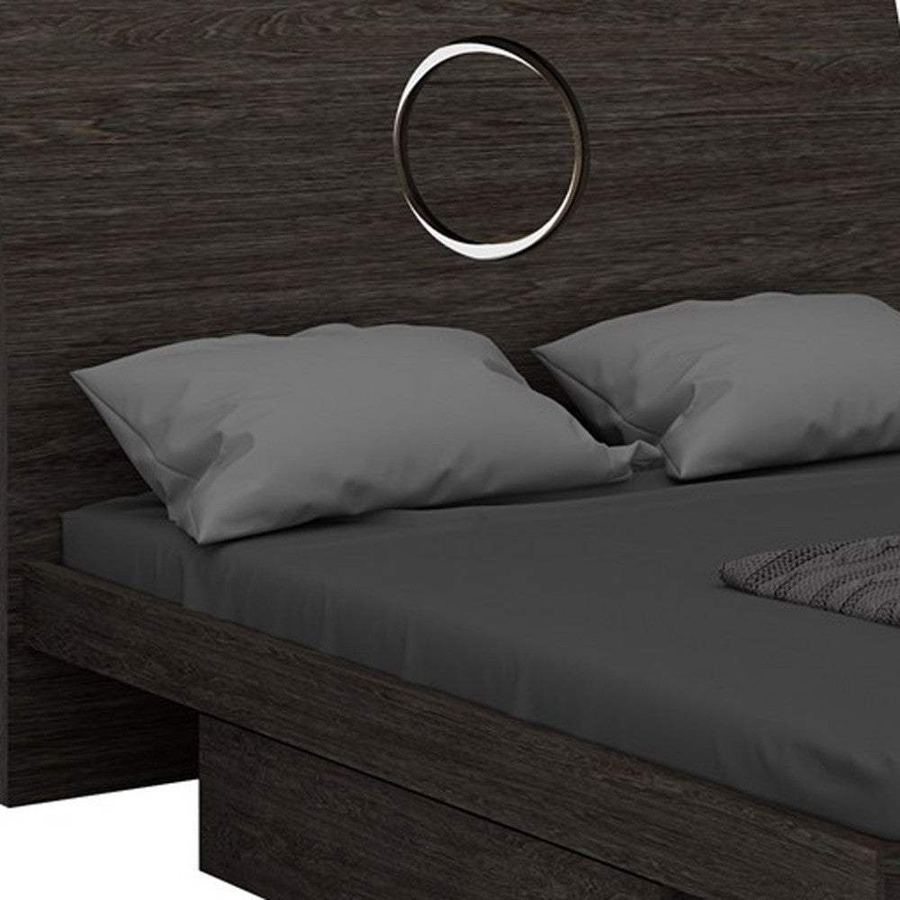 Gray King Bed Frame - Image 4