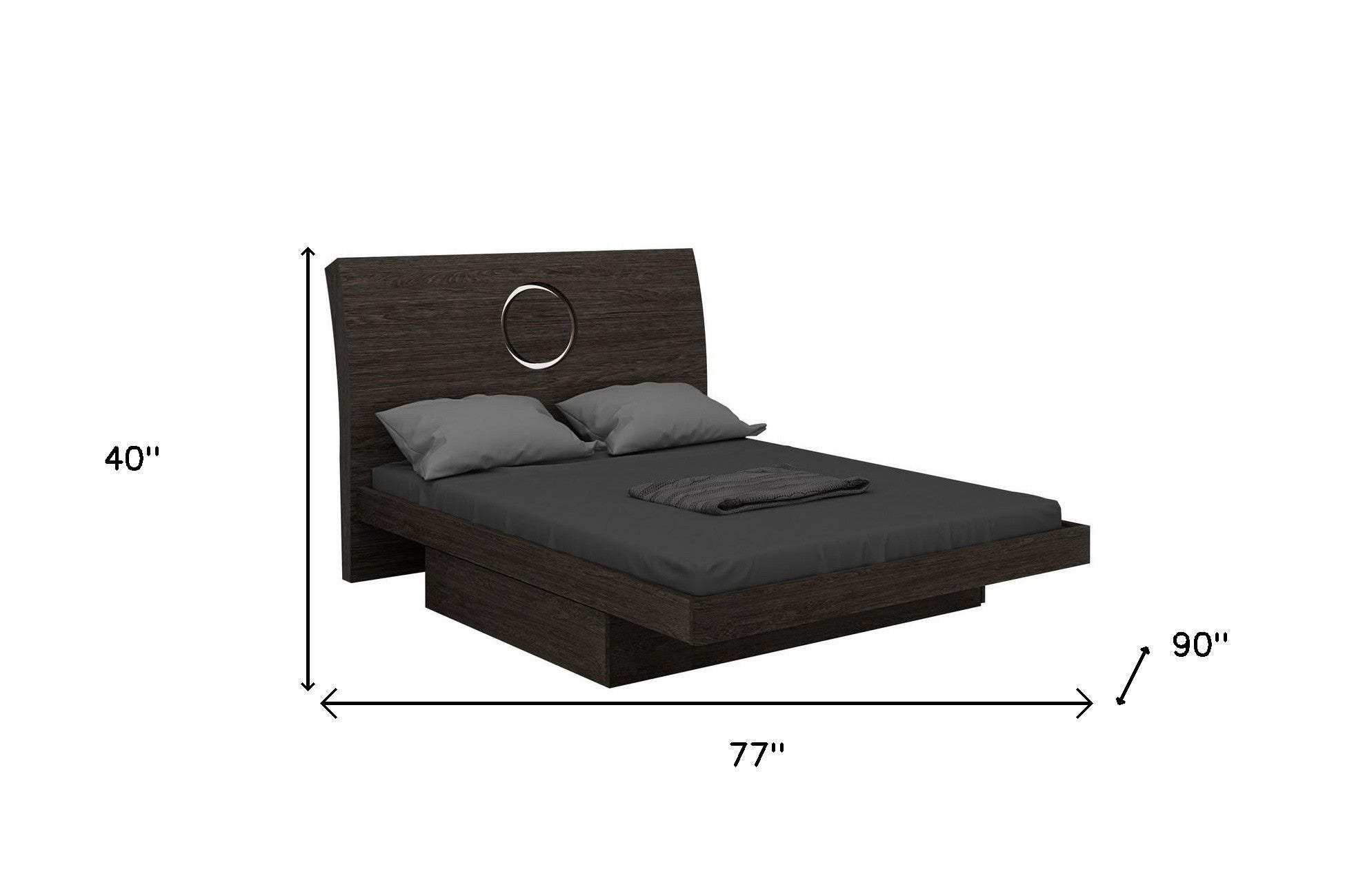Gray King Bed Frame - Image 5