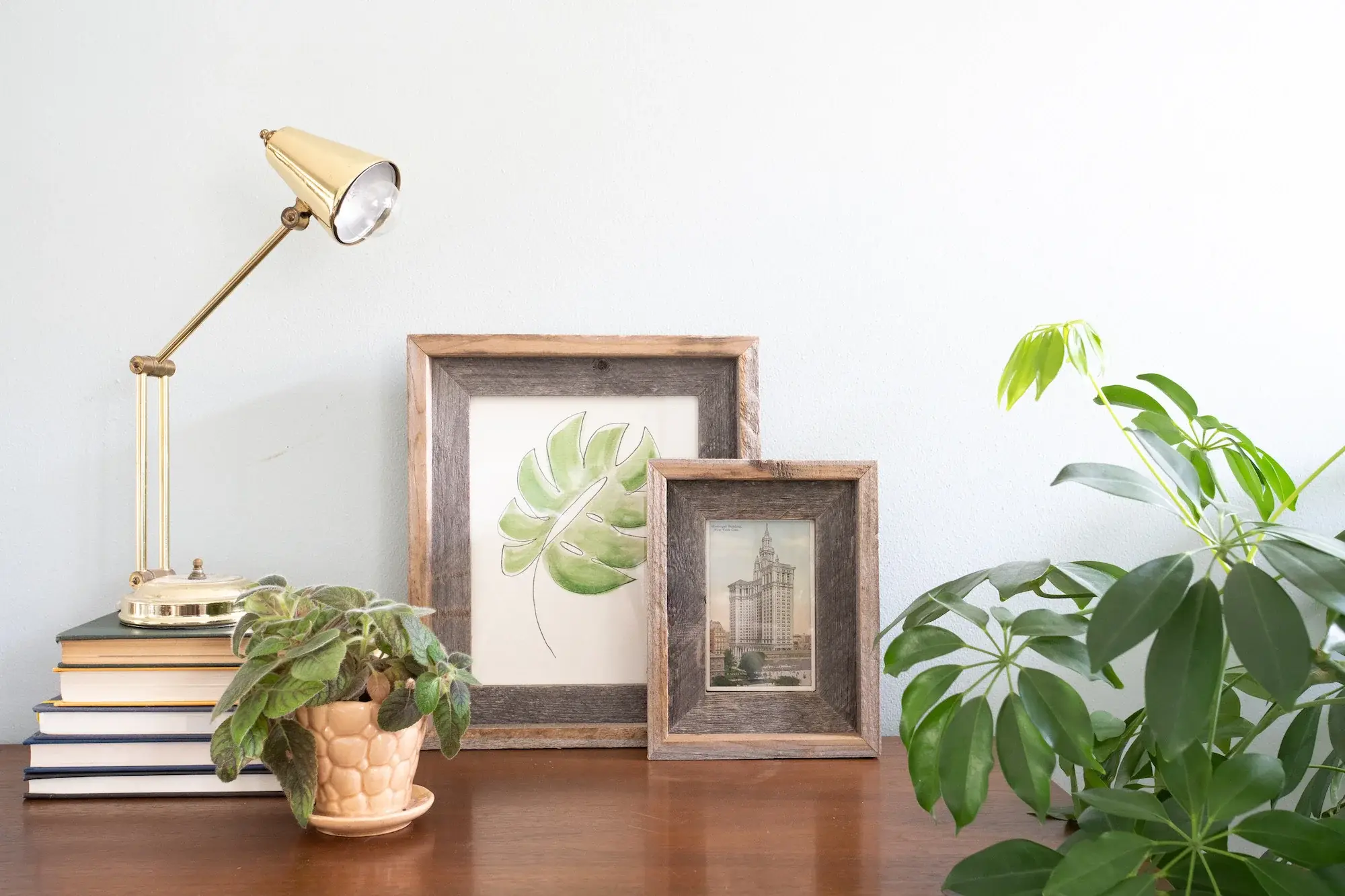 Gray Wood Hanging Picture Frame - Image 5