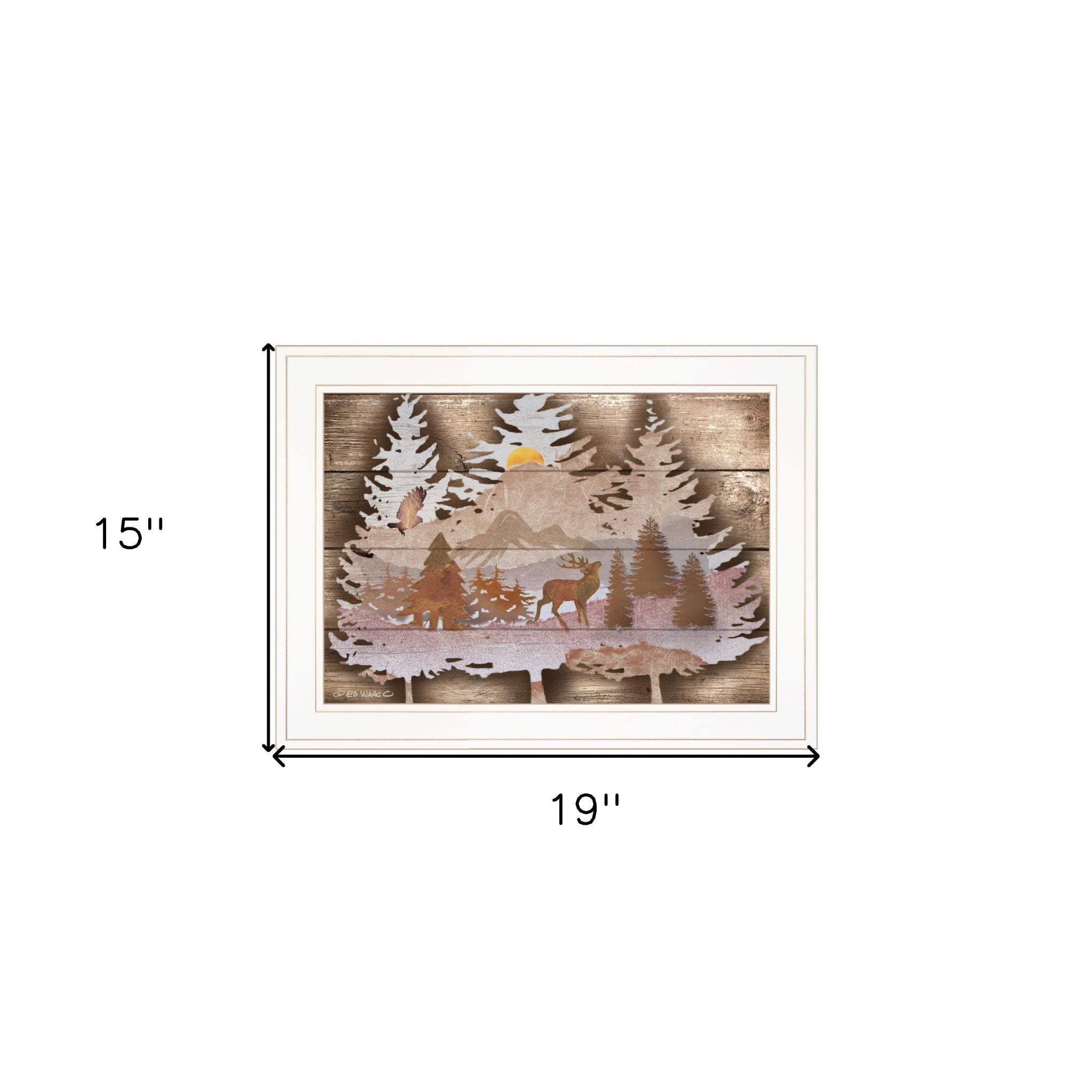 Great Outdoors I 2 White Framed Print Wall Art - Image 6