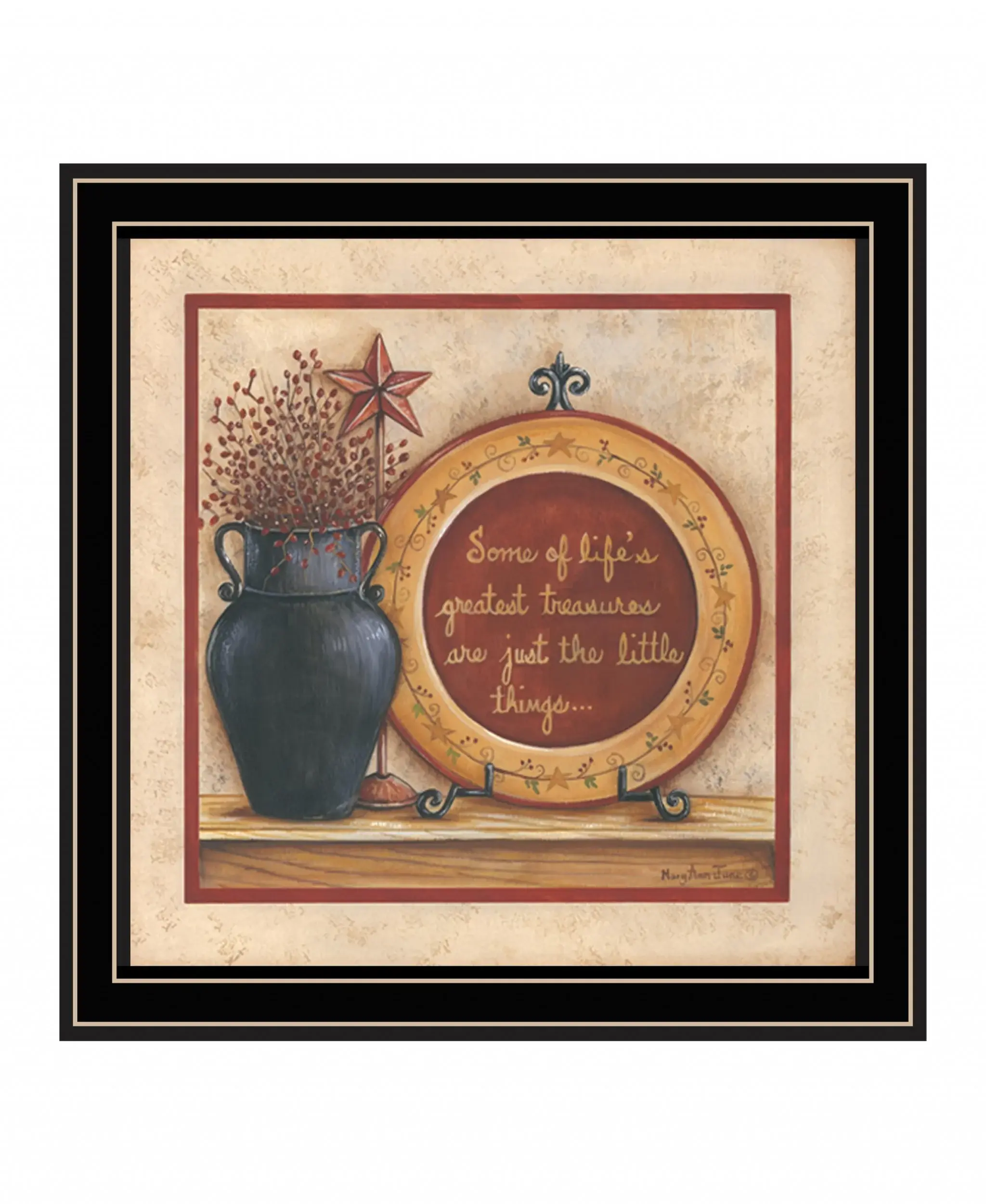 Greatest Treasures 2 Black Framed Print Wall Art - Image 2