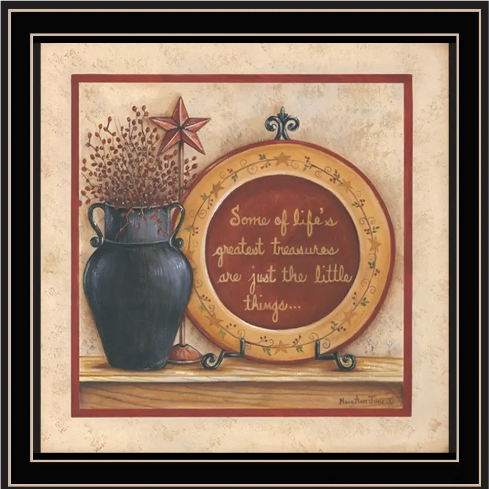 Greatest Treasures 2 Black Framed Print Wall Art - Image 4