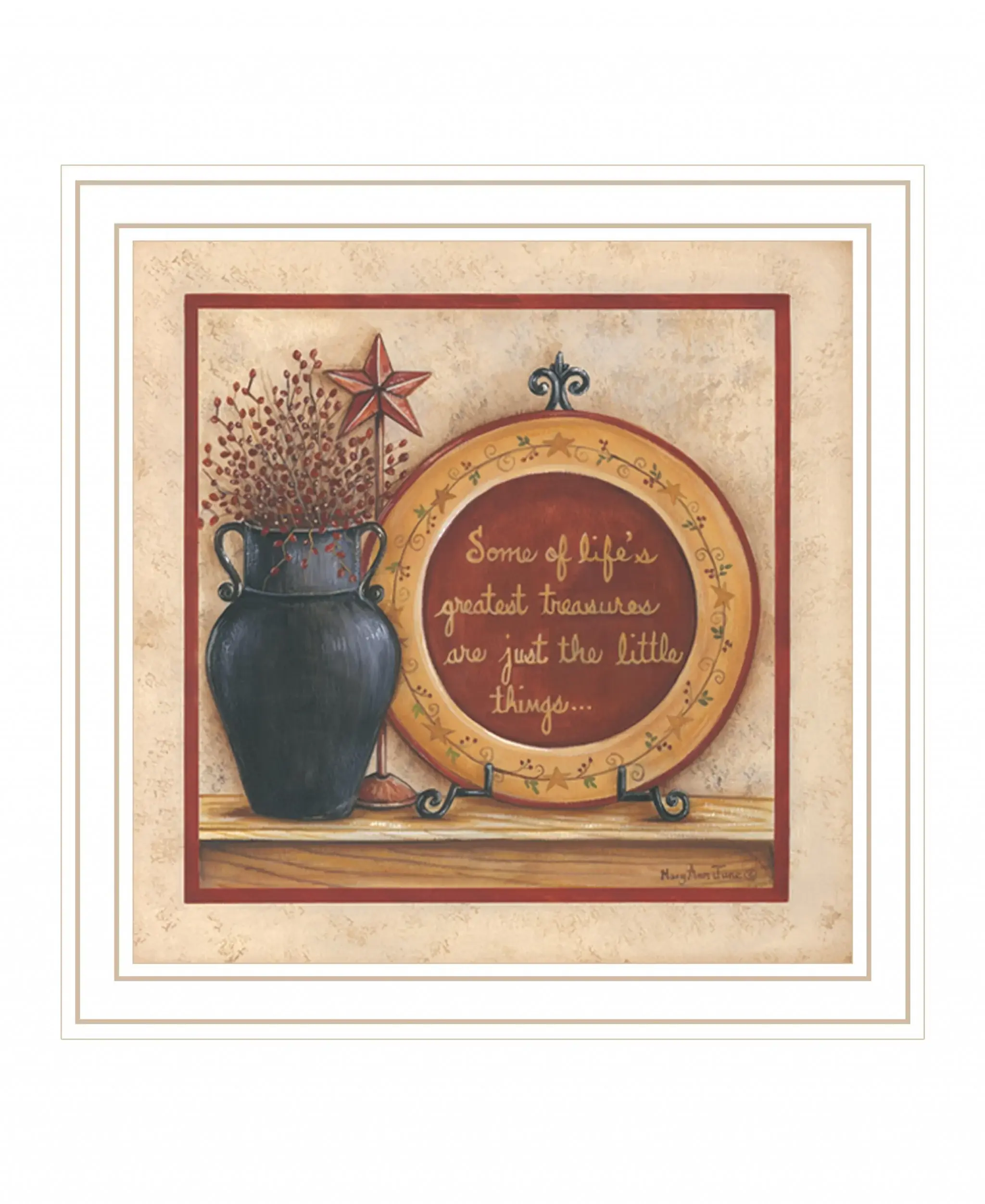 Greatest Treasures 3 White Framed Print Wall Art - Image 2