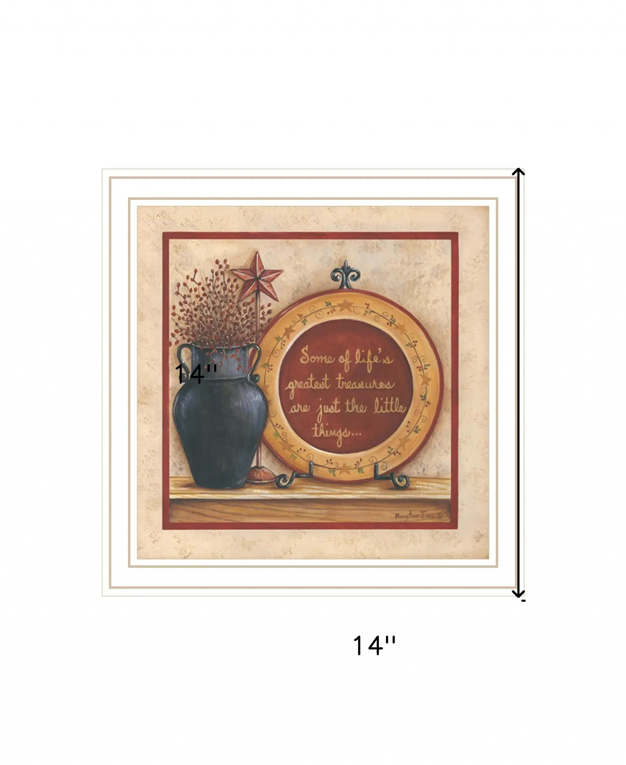 Greatest Treasures 3 White Framed Print Wall Art - Image 5