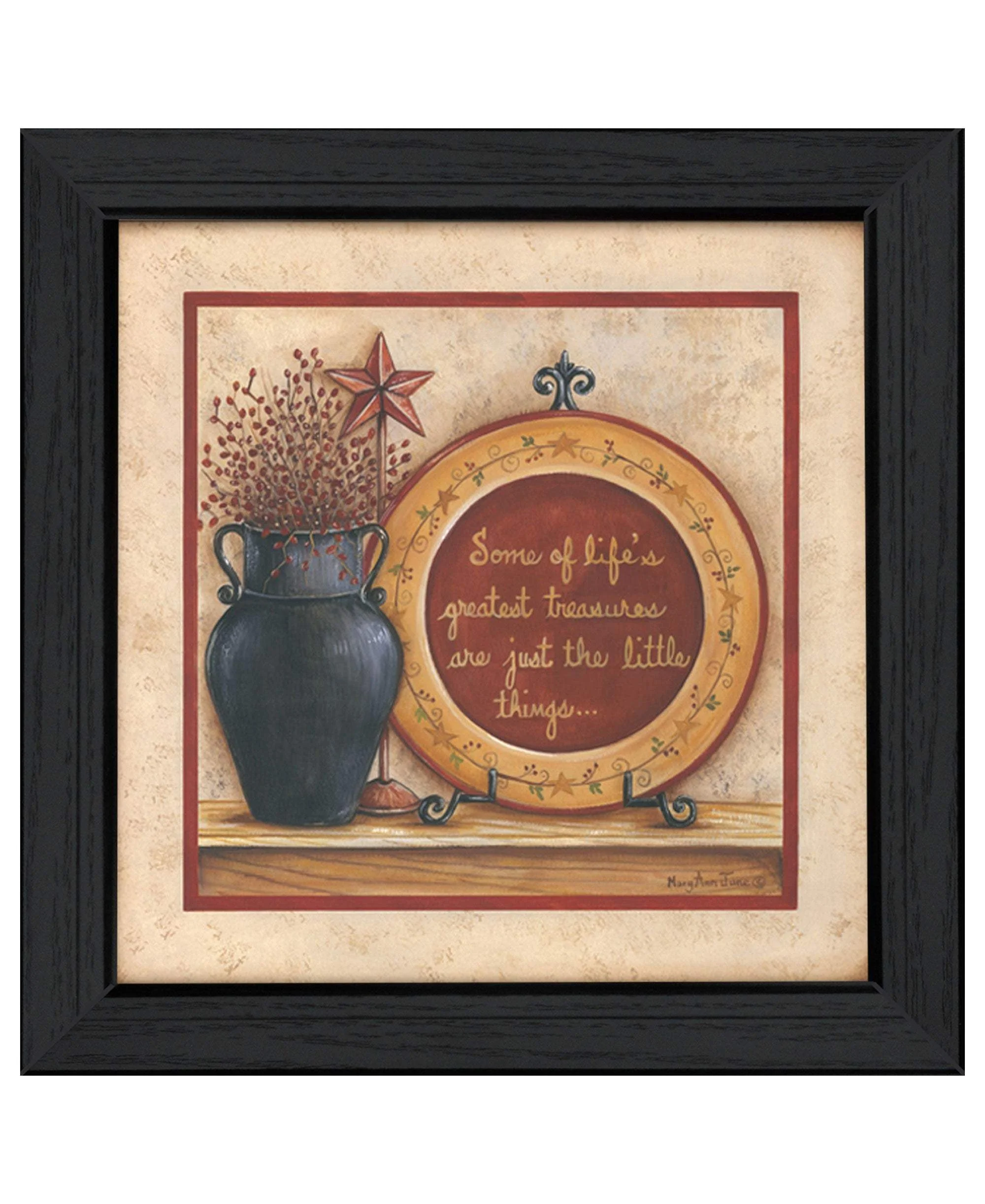 Greatest Treasures 4 Black Framed Print Wall Art - Image 2