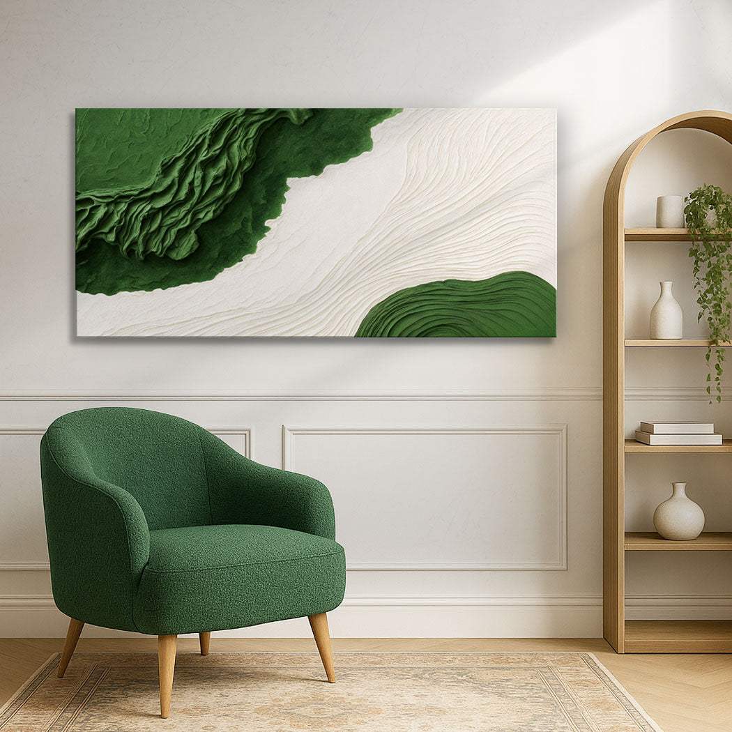 Green Rivers Abstract Wall Art IX - Image 5