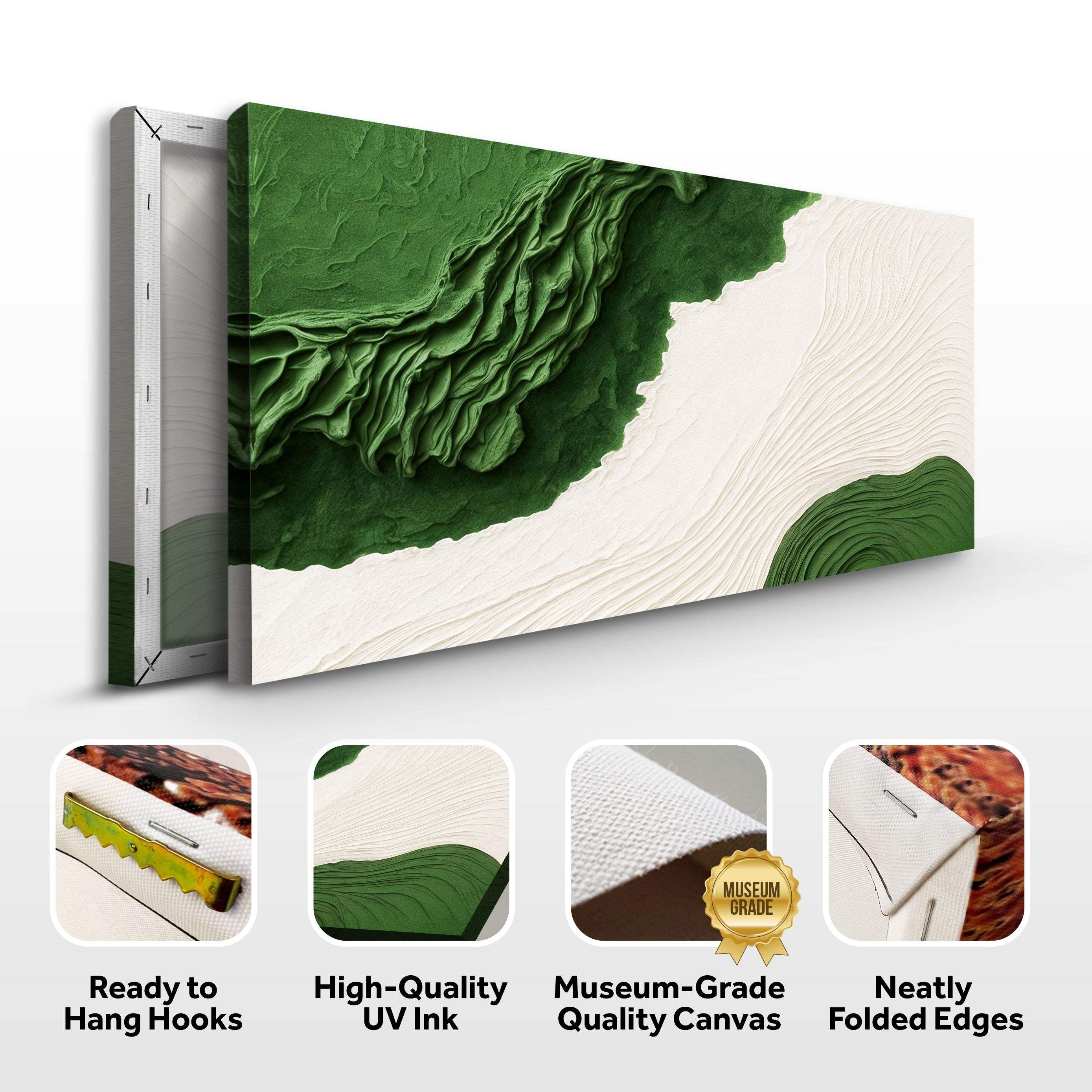 Green Rivers Abstract Wall Art IX - Image 8