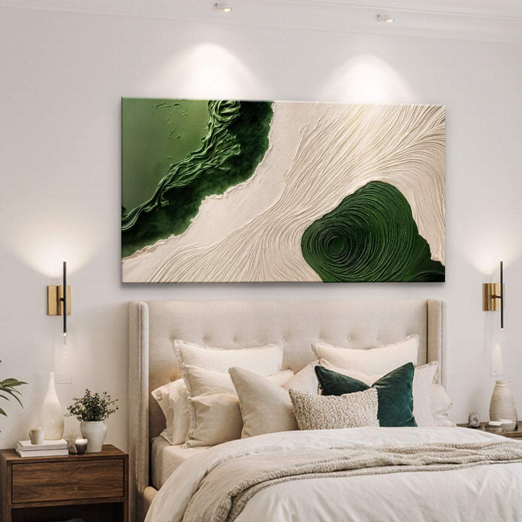 Green Rivers Abstract Wall Art XII - Image 4