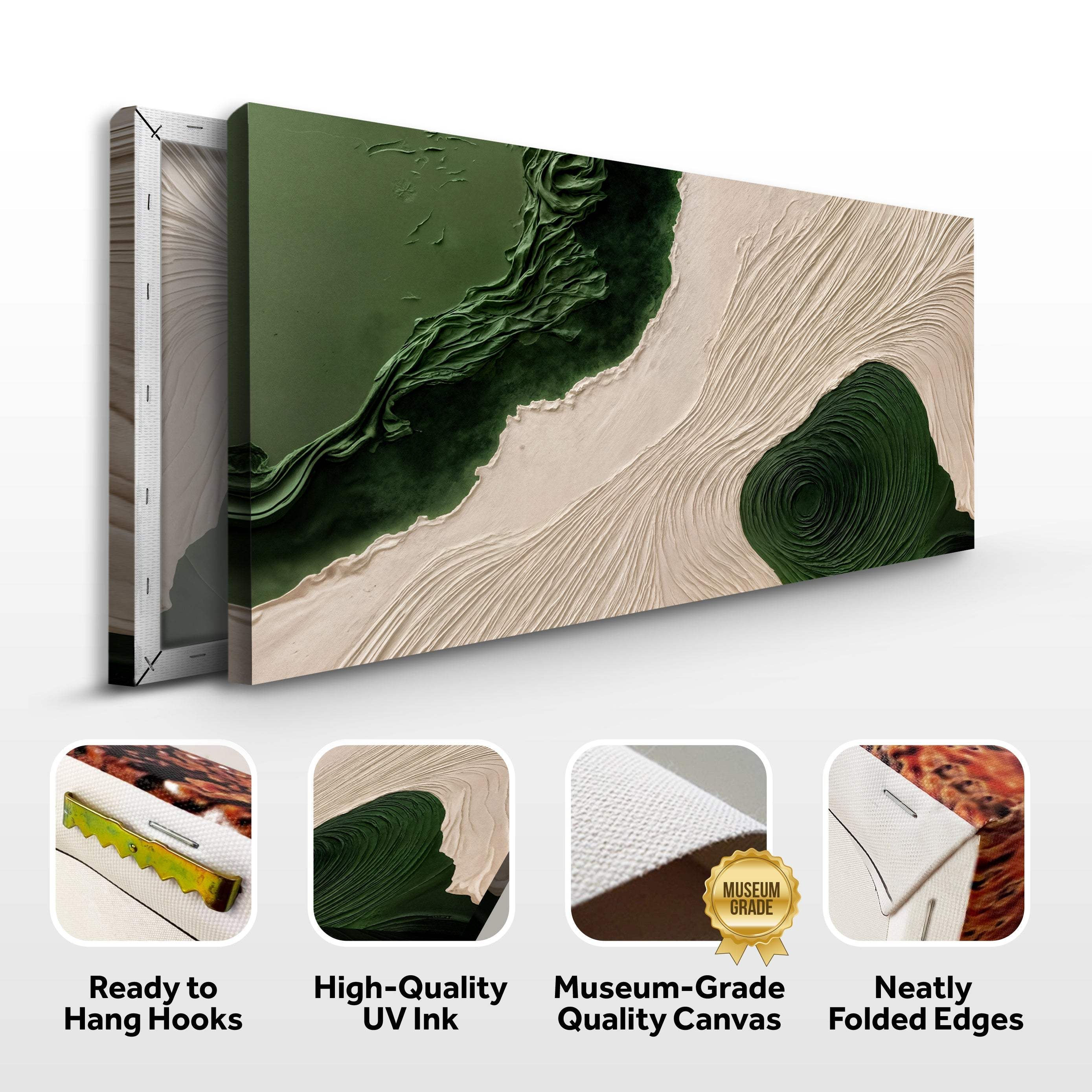 Green Rivers Abstract Wall Art XII - Image 8