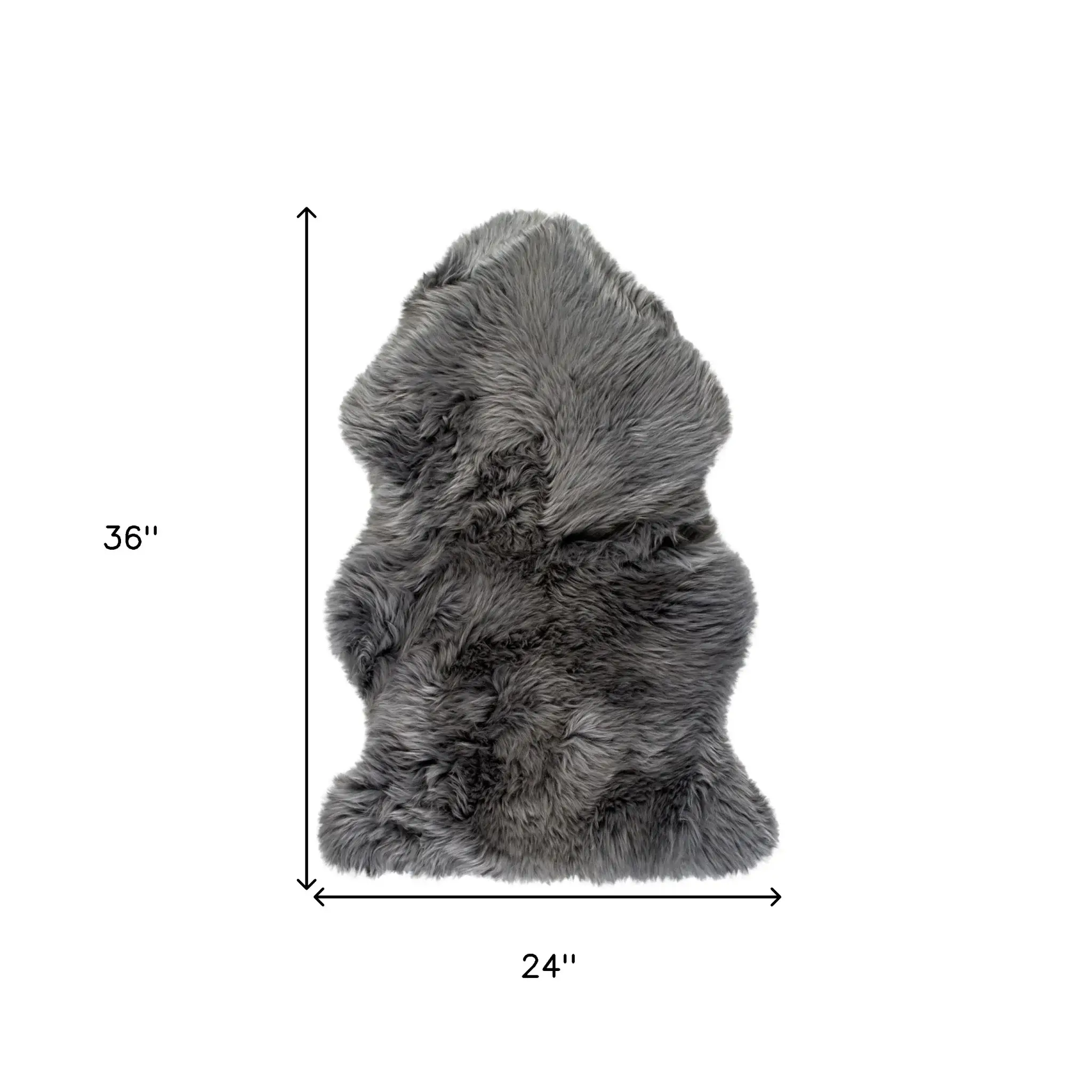 Grey Animal Print Area Rug - Image 3