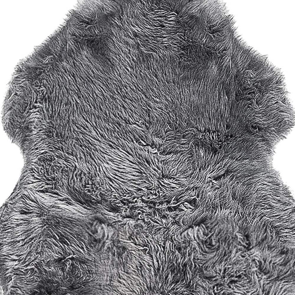 Grey Animal Print Area Rug - Image 4