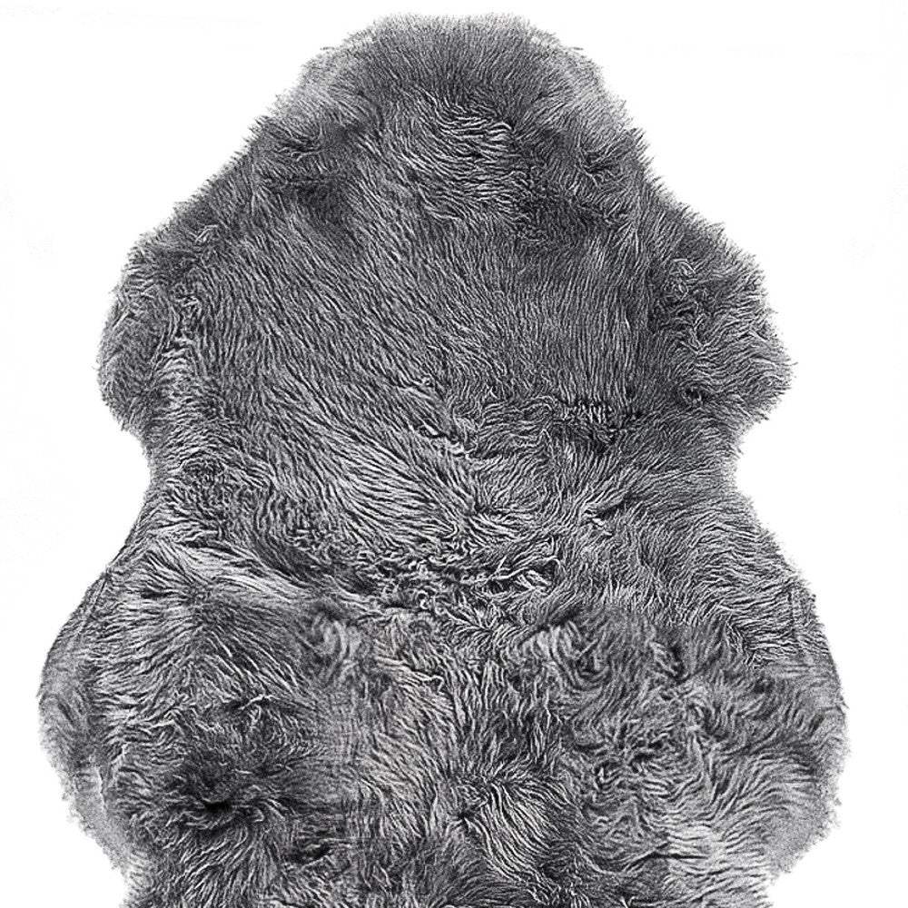 Grey Animal Print Area Rug - Image 5