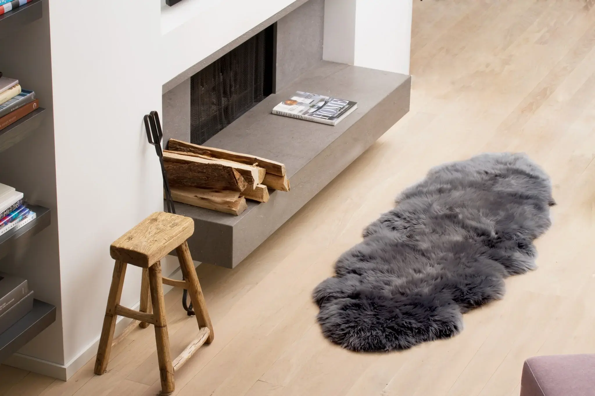 Grey Animal Print Area Rug - Image 8