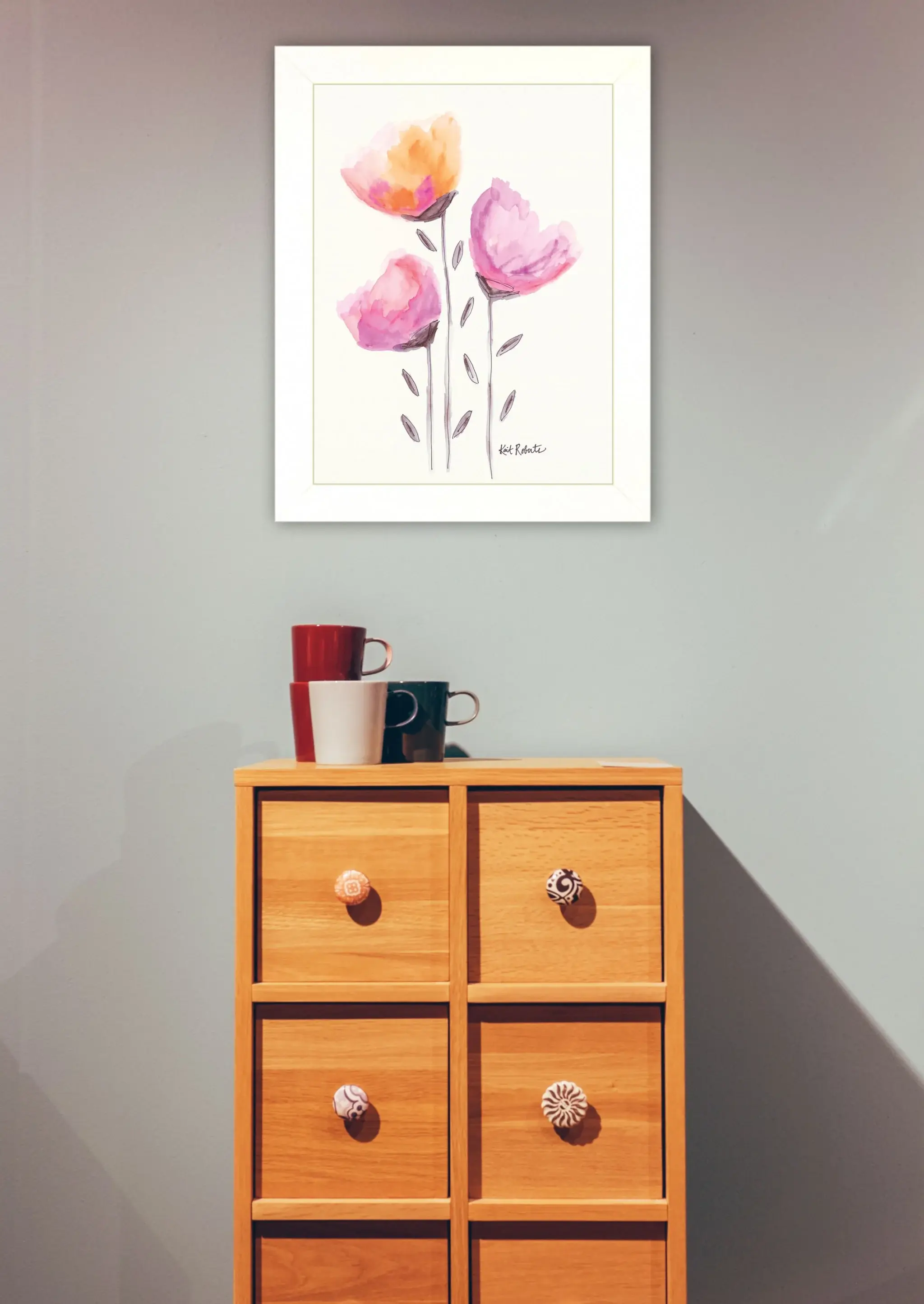 Grow Through It White Framed Print Wall Art - Image 4
