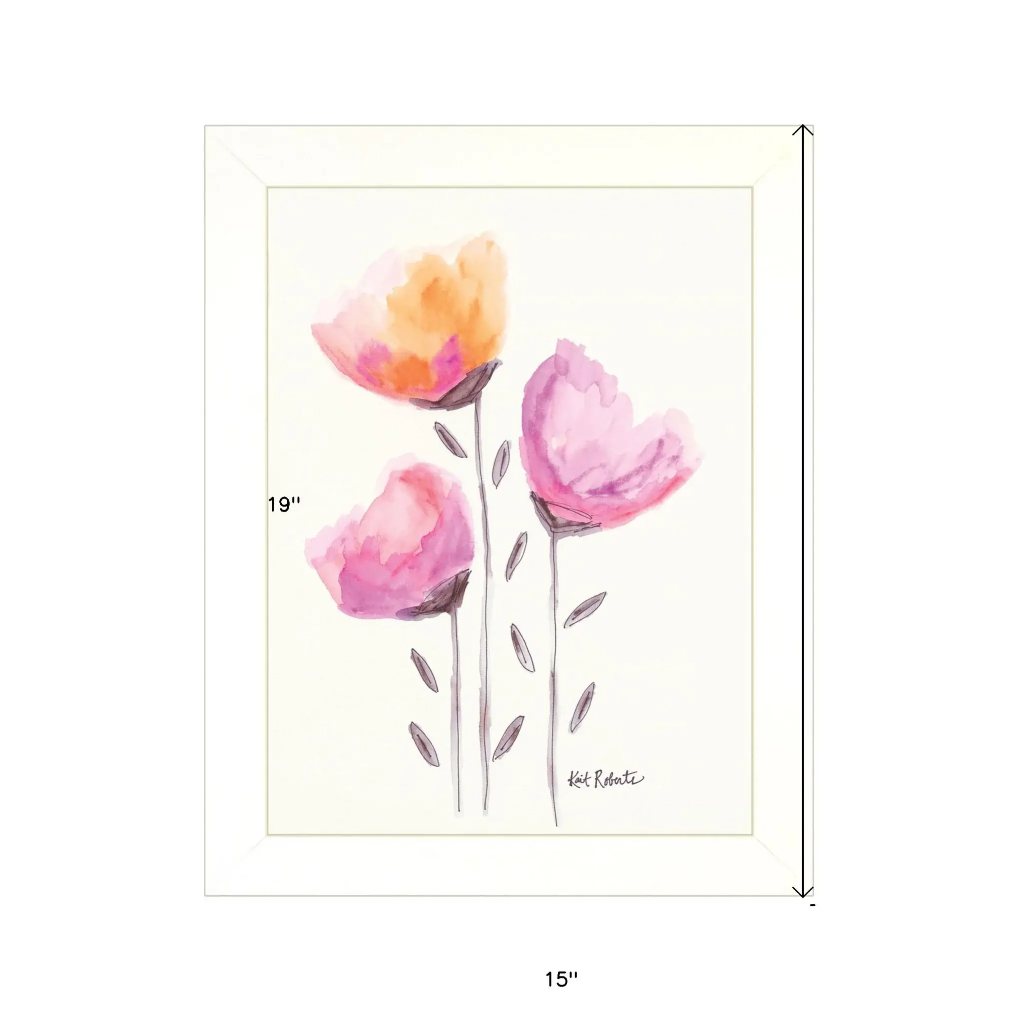 Grow Through It White Framed Print Wall Art - Image 5