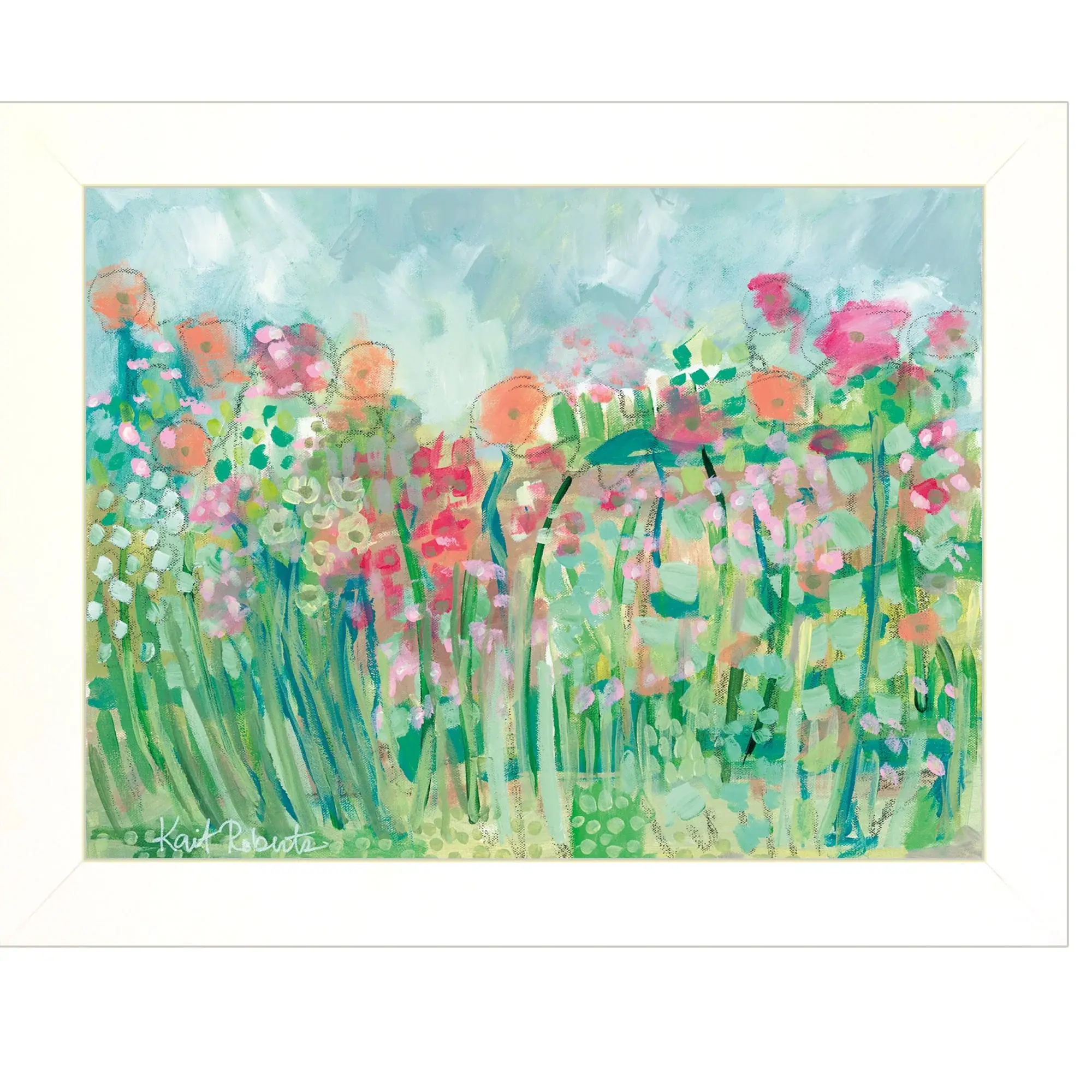 Growing Things I White Framed Print Wall Art - Image 2