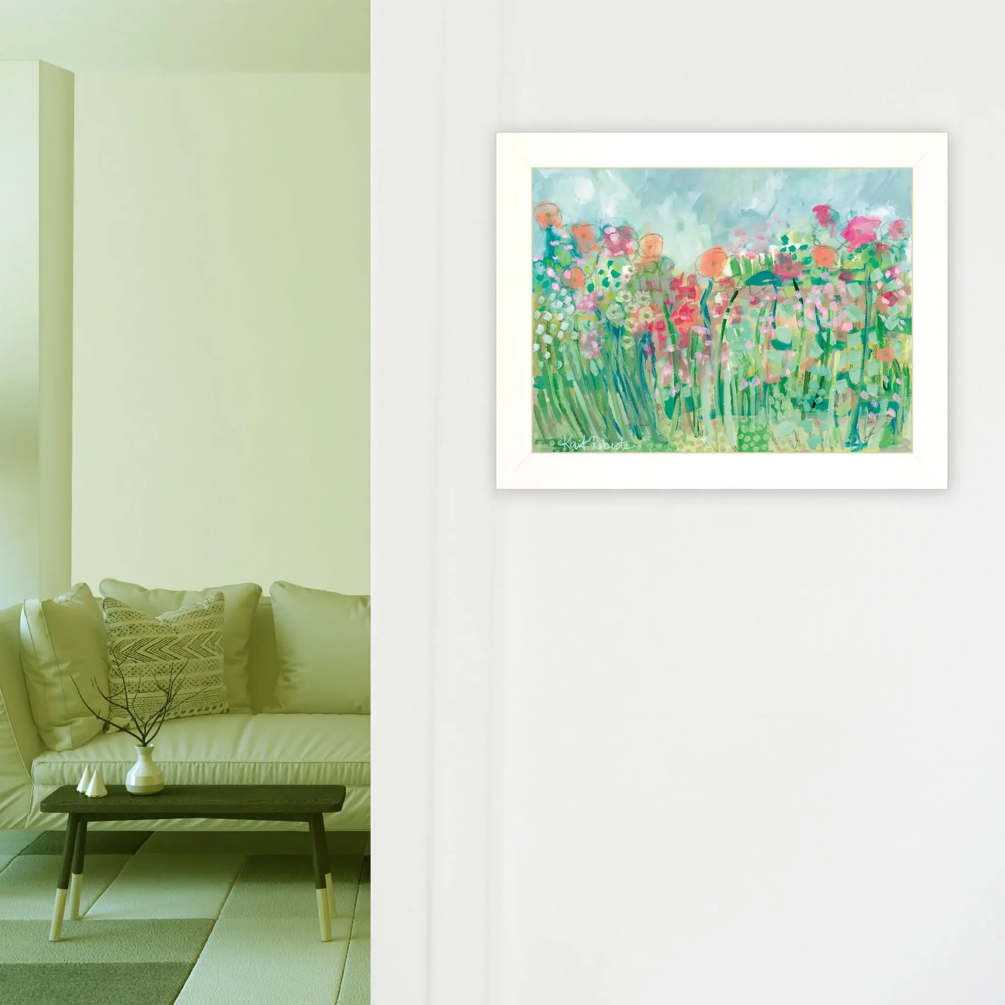 Growing Things I White Framed Print Wall Art - Image 4