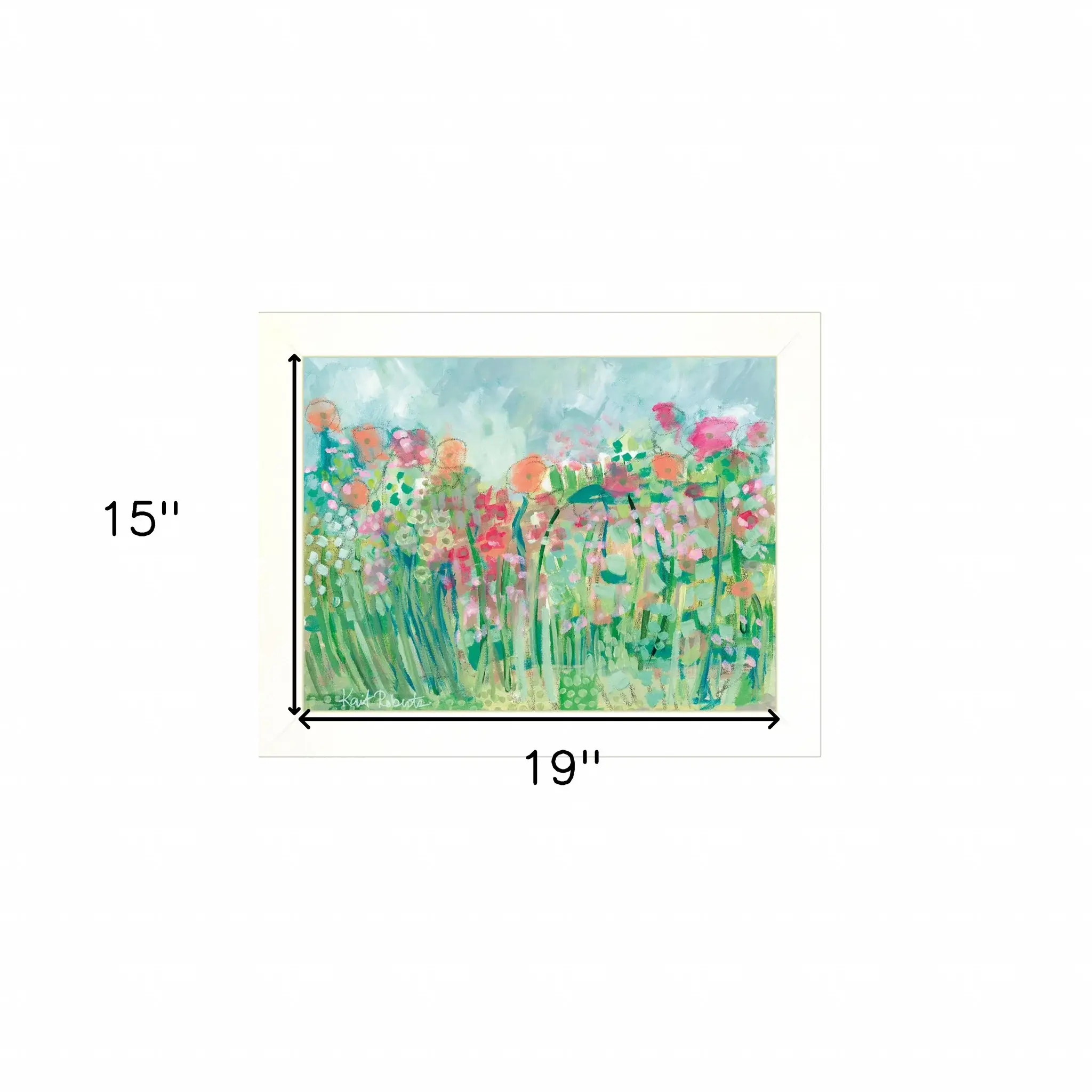 Growing Things I White Framed Print Wall Art - Image 5