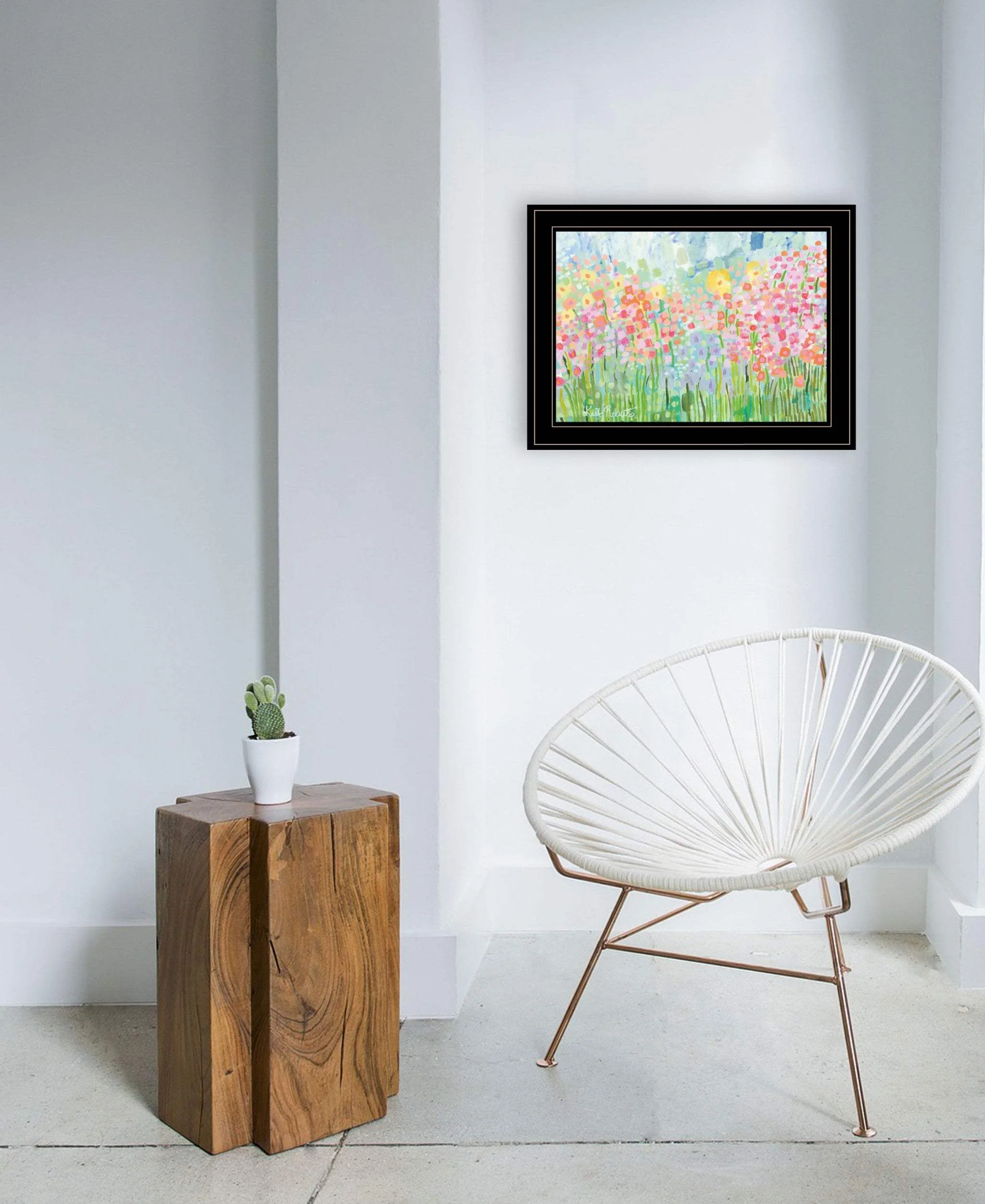 Growing Things NO 4 Black Framed Print Wall Art - Image 5