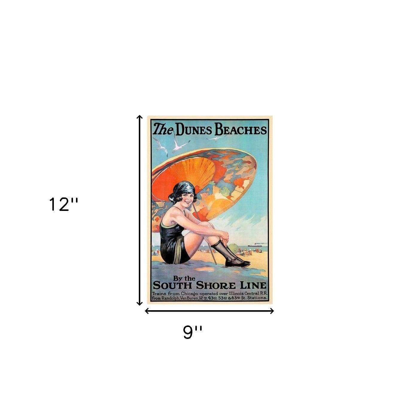 Gulf Coast Golf 1932 Vintage Travel Unframed Print Wall Art - Image 6