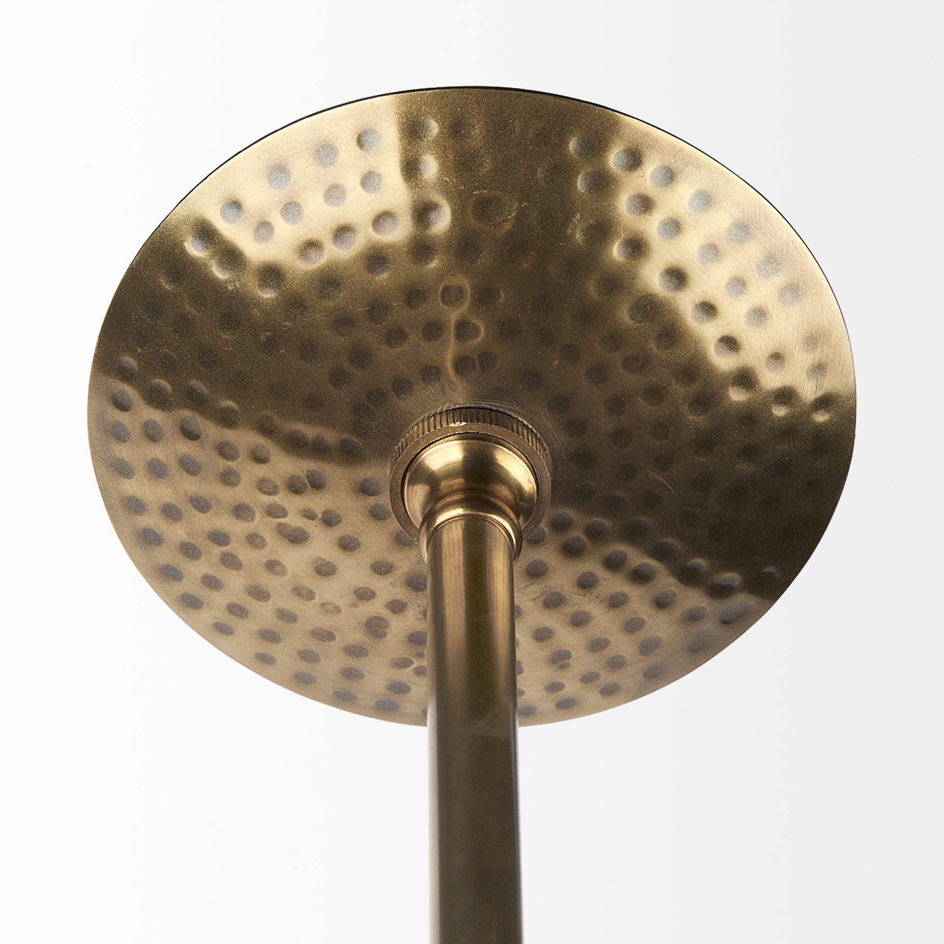 Hammered Gold Metal Hanging Pendant Light - Image 6