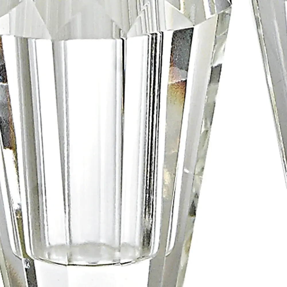 Handcrafted Optical Crystal And Gold Pair Of Salt And Pepper Shakers - Image 4