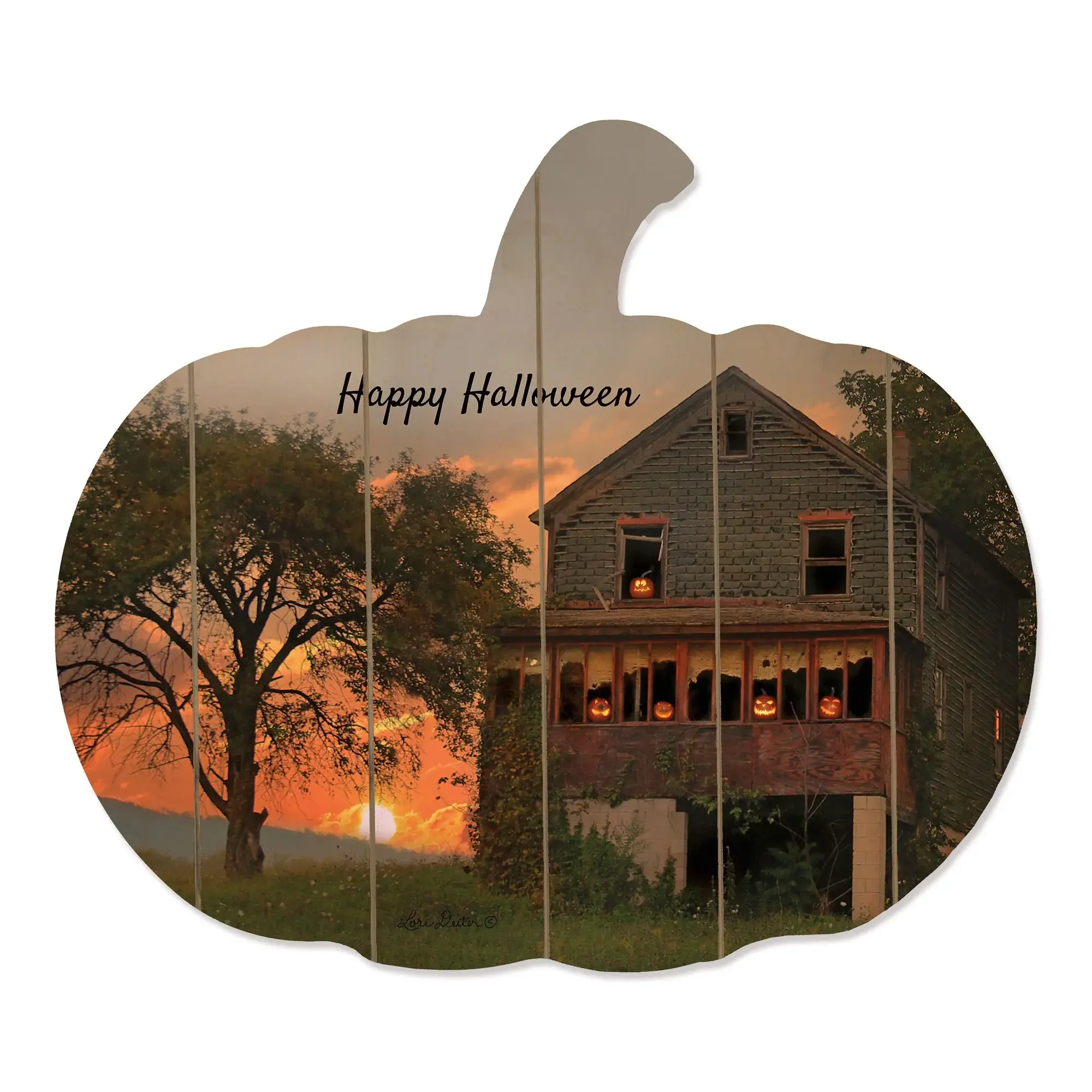 Happy Halloween Unframed Print Wall Art - Image 2