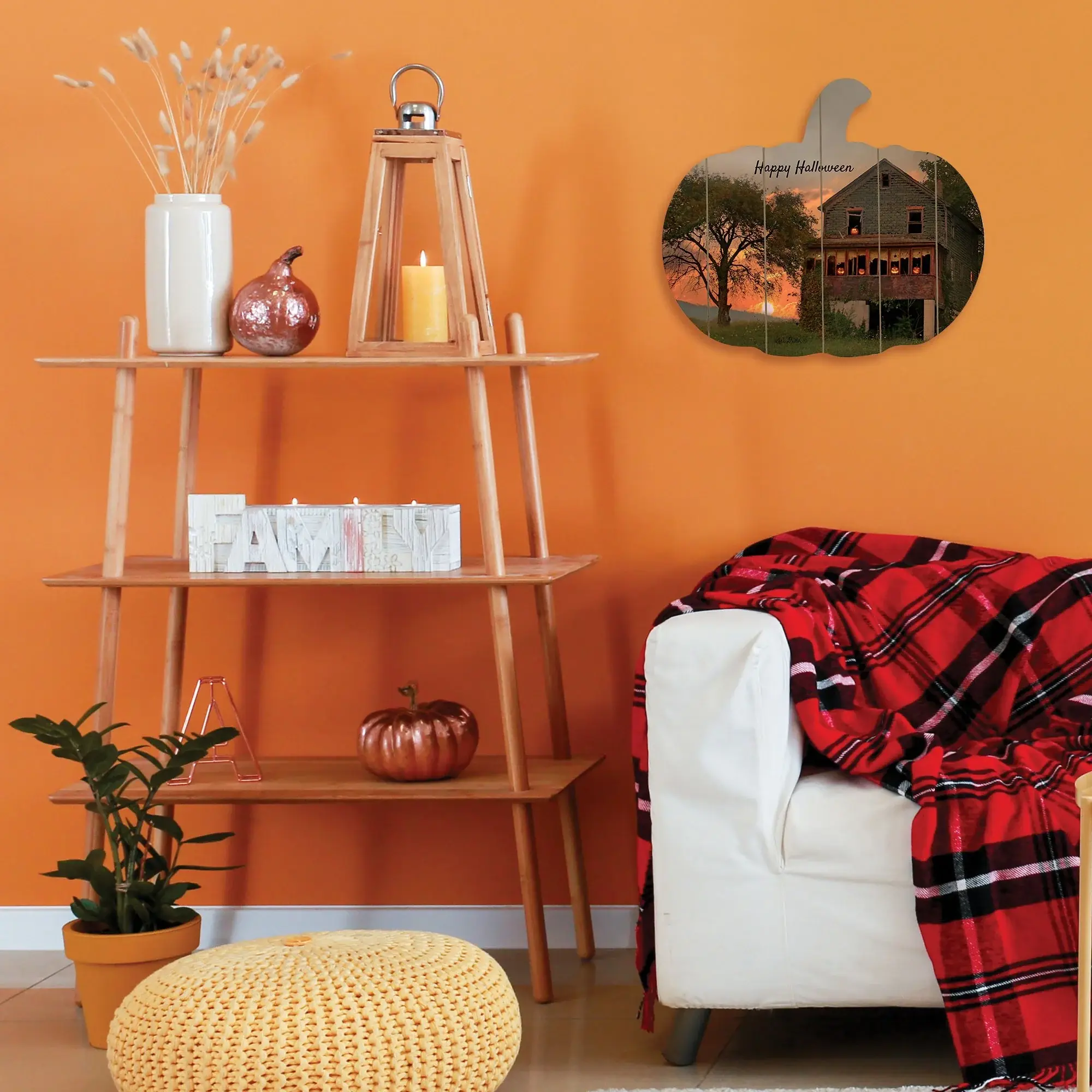 Happy Halloween Unframed Print Wall Art - Image 3
