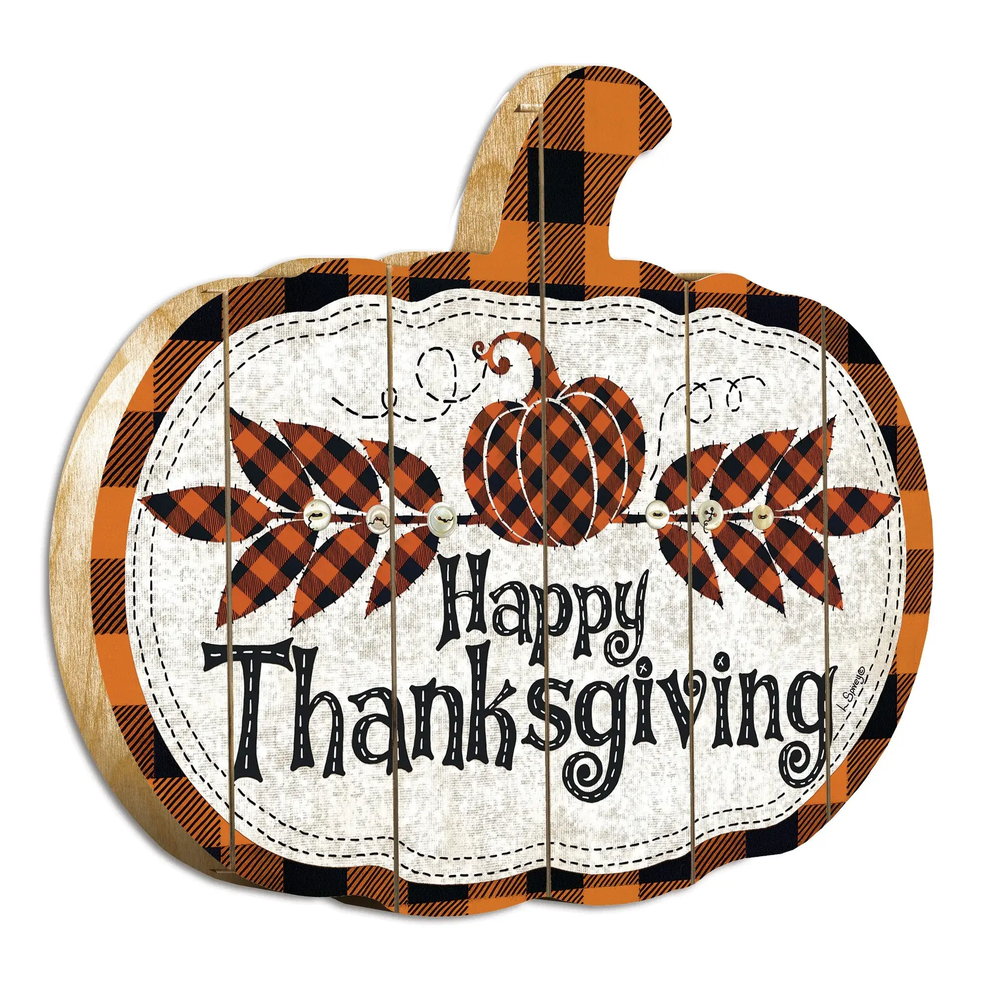 Happy Thanksgiving Unframed Print Wall Art - Image 3