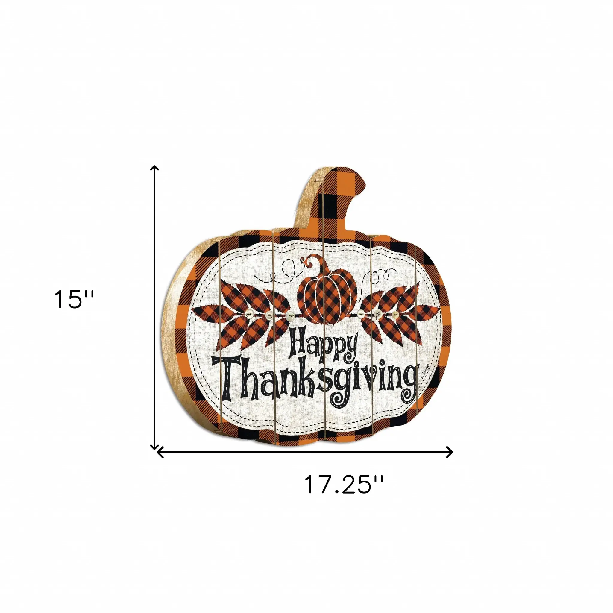 Happy Thanksgiving Unframed Print Wall Art - Image 5