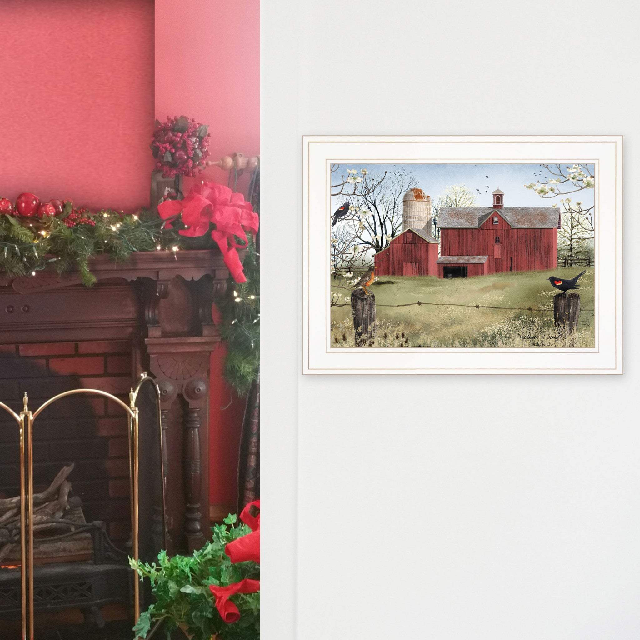 Harbingers of Spring 3 White Framed Print Wall Art - Image 4