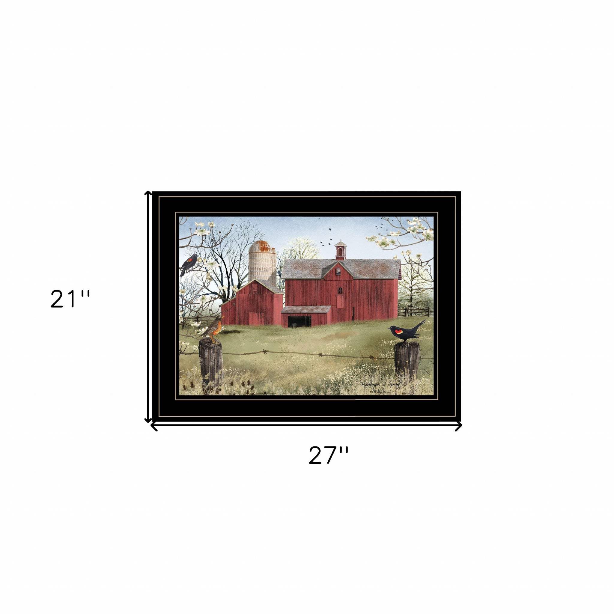 Harbingers of Spring 4 Black Framed Print Wall Art - Image 5