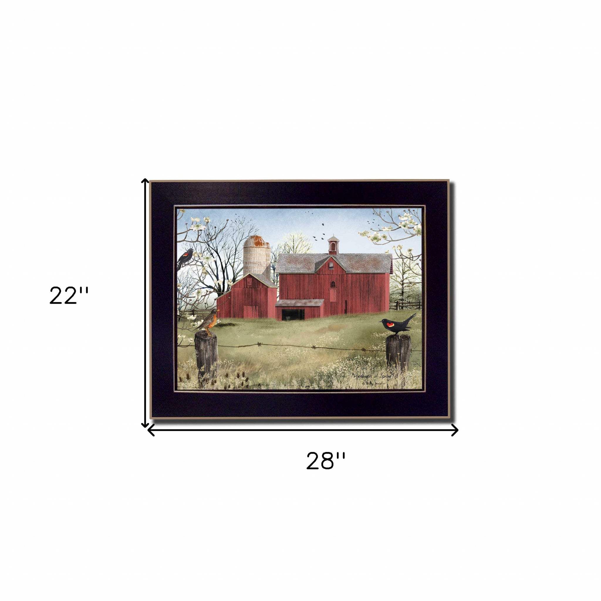 Harbingers of Spring 5 Black Framed Print Wall Art - Image 5