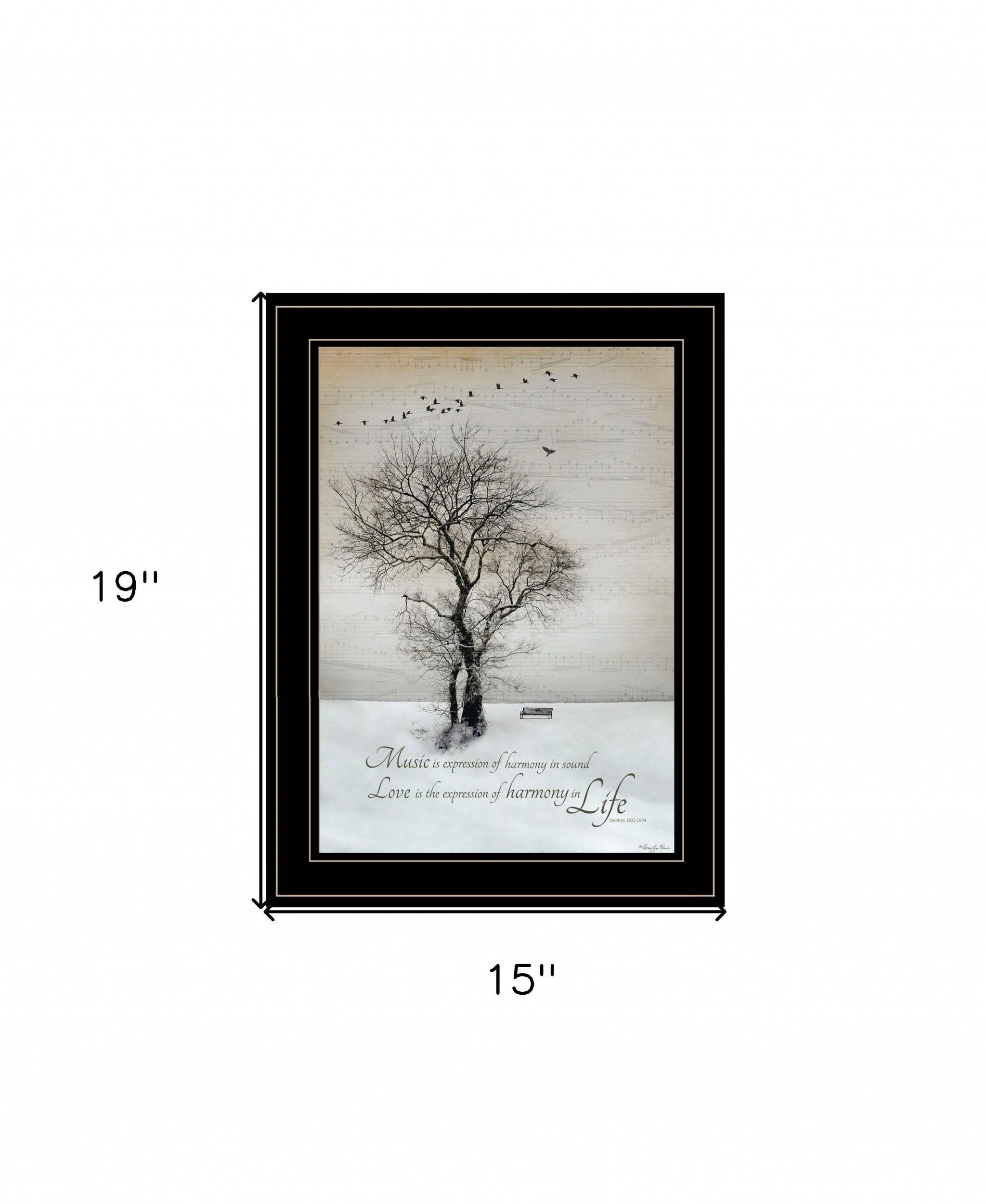 Harmony 2 Black Framed Print Kitchen Wall Art - Image 5